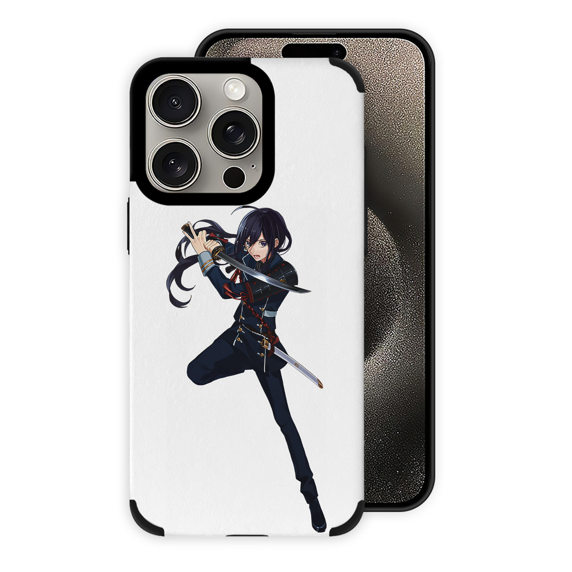 （画像用） 刀剣乱舞 Touken Ranbu 【iPhone15ProMax対応】 PUレザー スマホケース 耐衝撃＆黄変防止