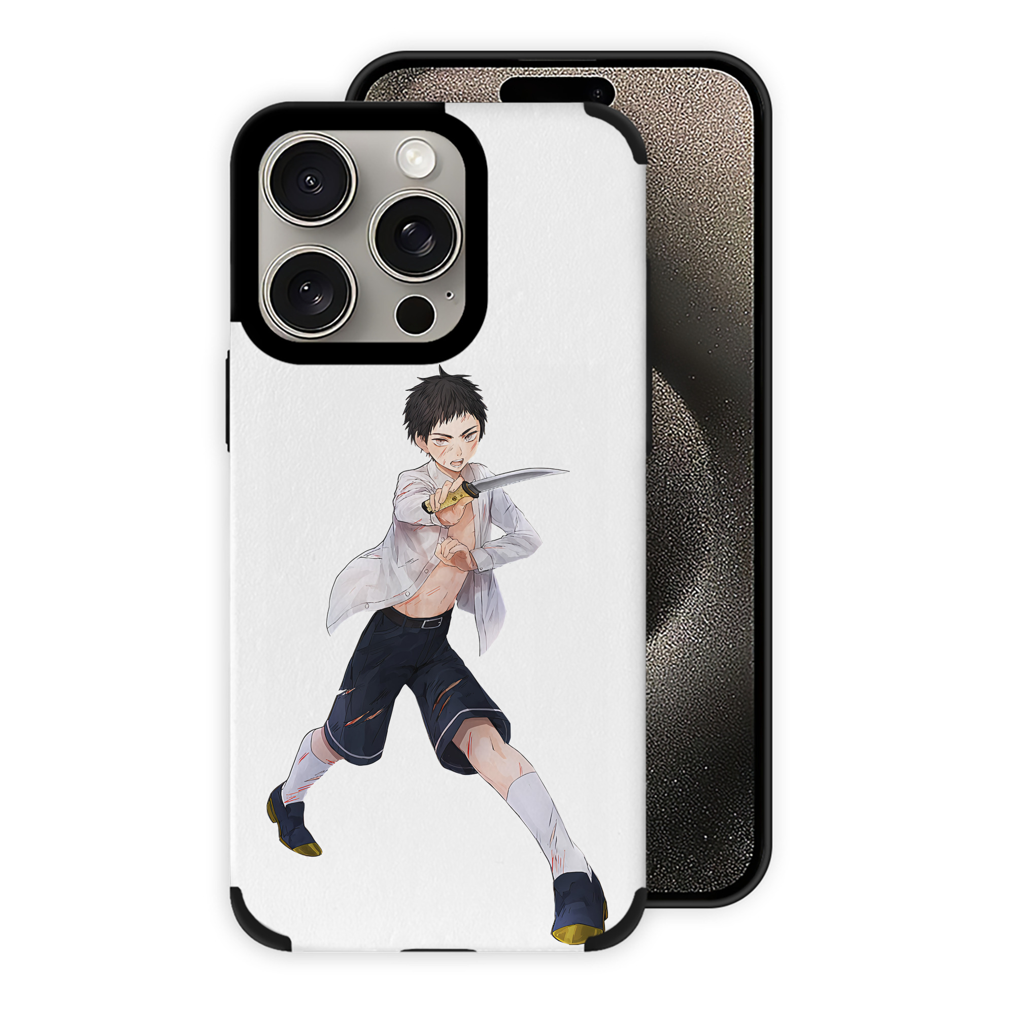 （画像用） 刀剣乱舞 Touken Ranbu 【iPhone15ProMax対応】 PUレザー スマホケース 耐衝撃＆黄変防止