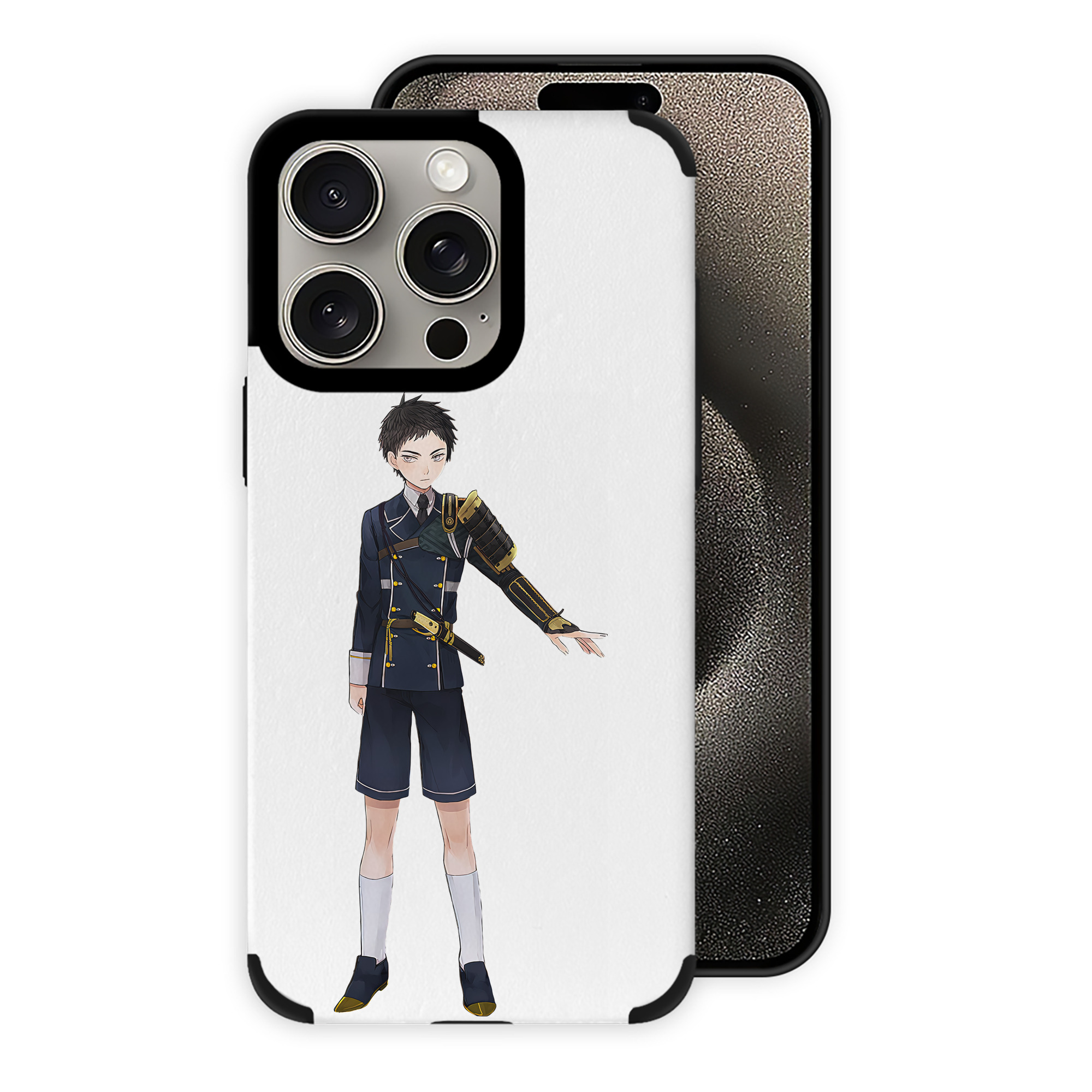 （画像用） 刀剣乱舞 Touken Ranbu 【iPhone15ProMax対応】 PUレザー スマホケース 耐衝撃＆黄変防止