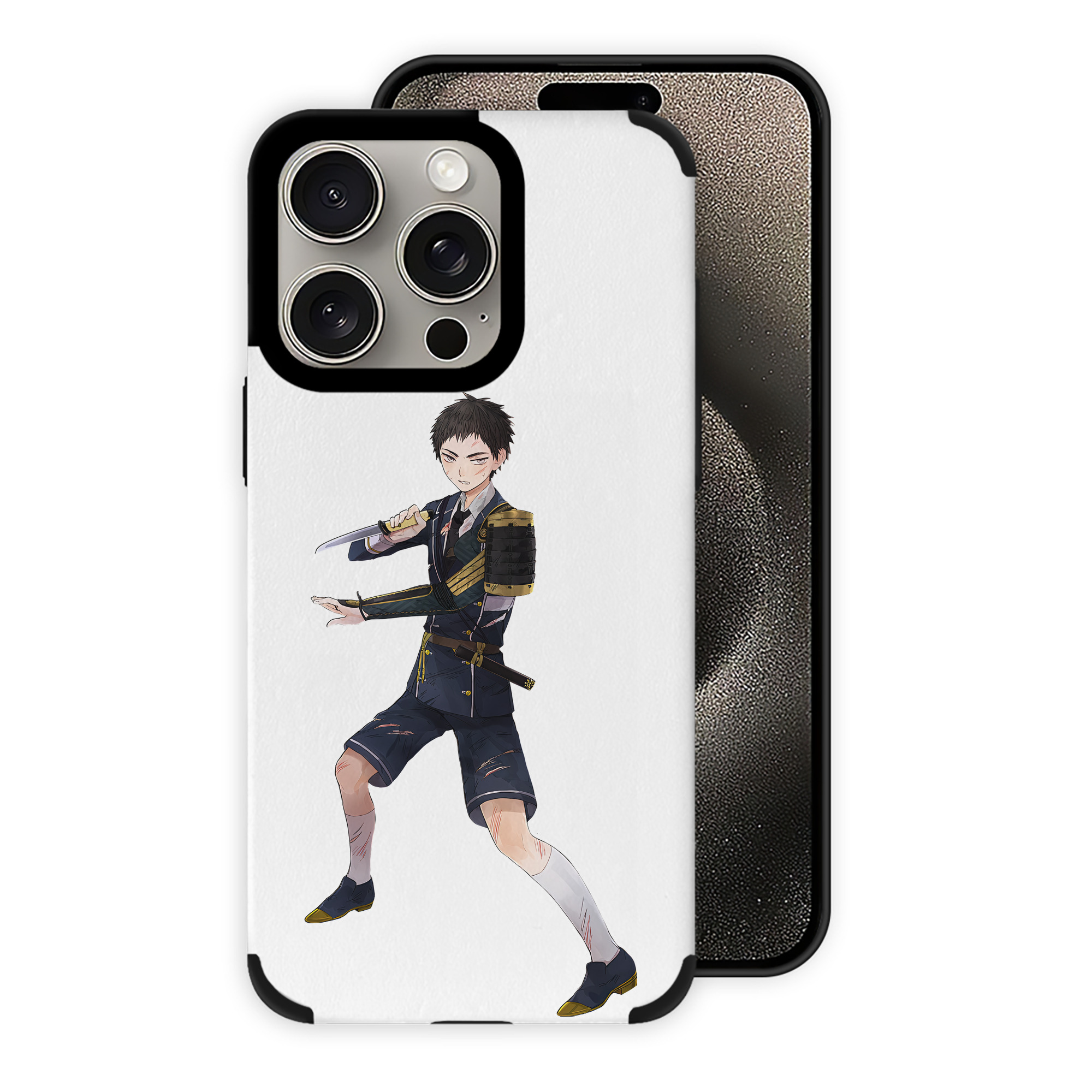（画像用） 刀剣乱舞 Touken Ranbu 【iPhone15ProMax対応】 PUレザー スマホケース 耐衝撃＆黄変防止