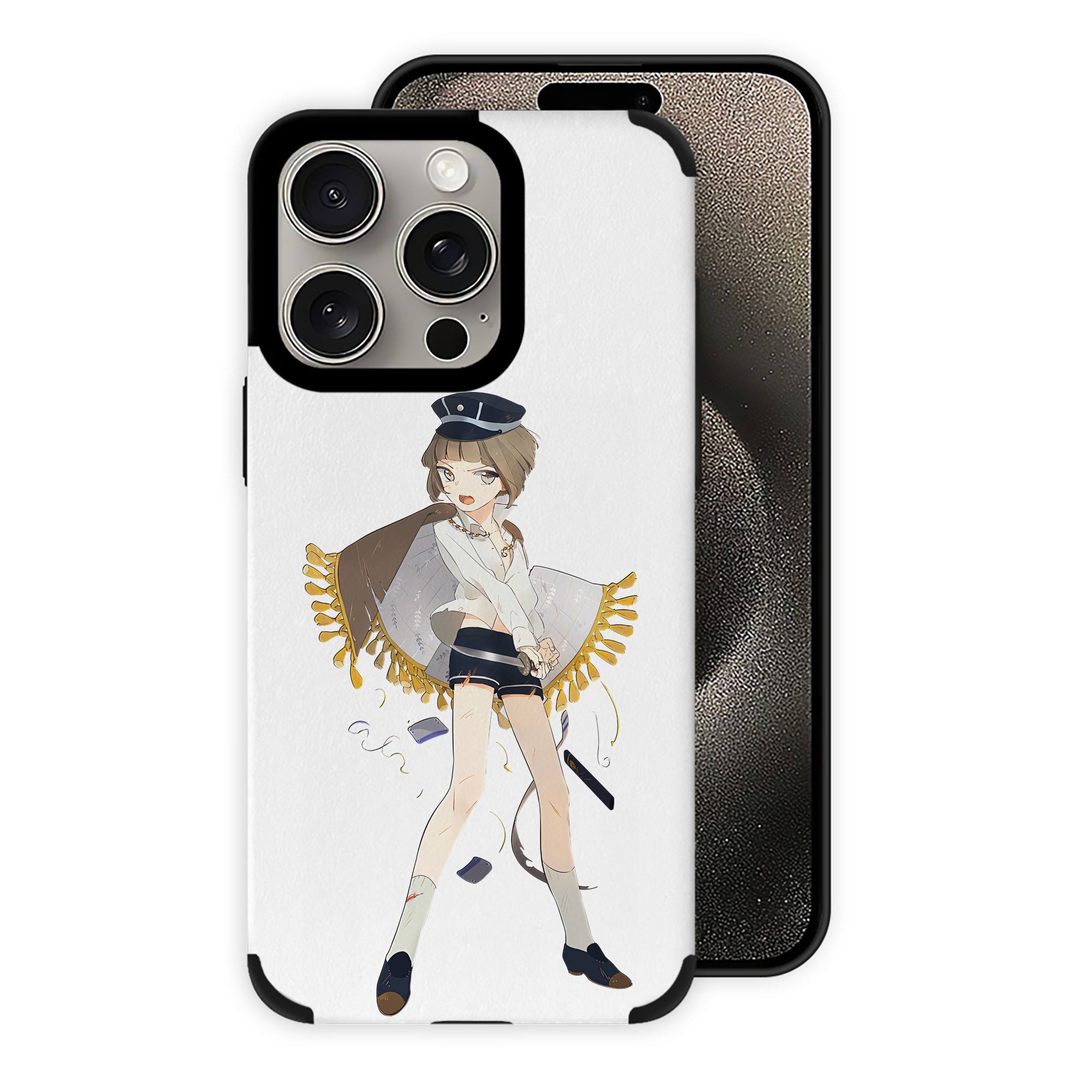 （画像用） 刀剣乱舞 Touken Ranbu 【iPhone15ProMax対応】 PUレザー スマホケース 耐衝撃＆黄変防止