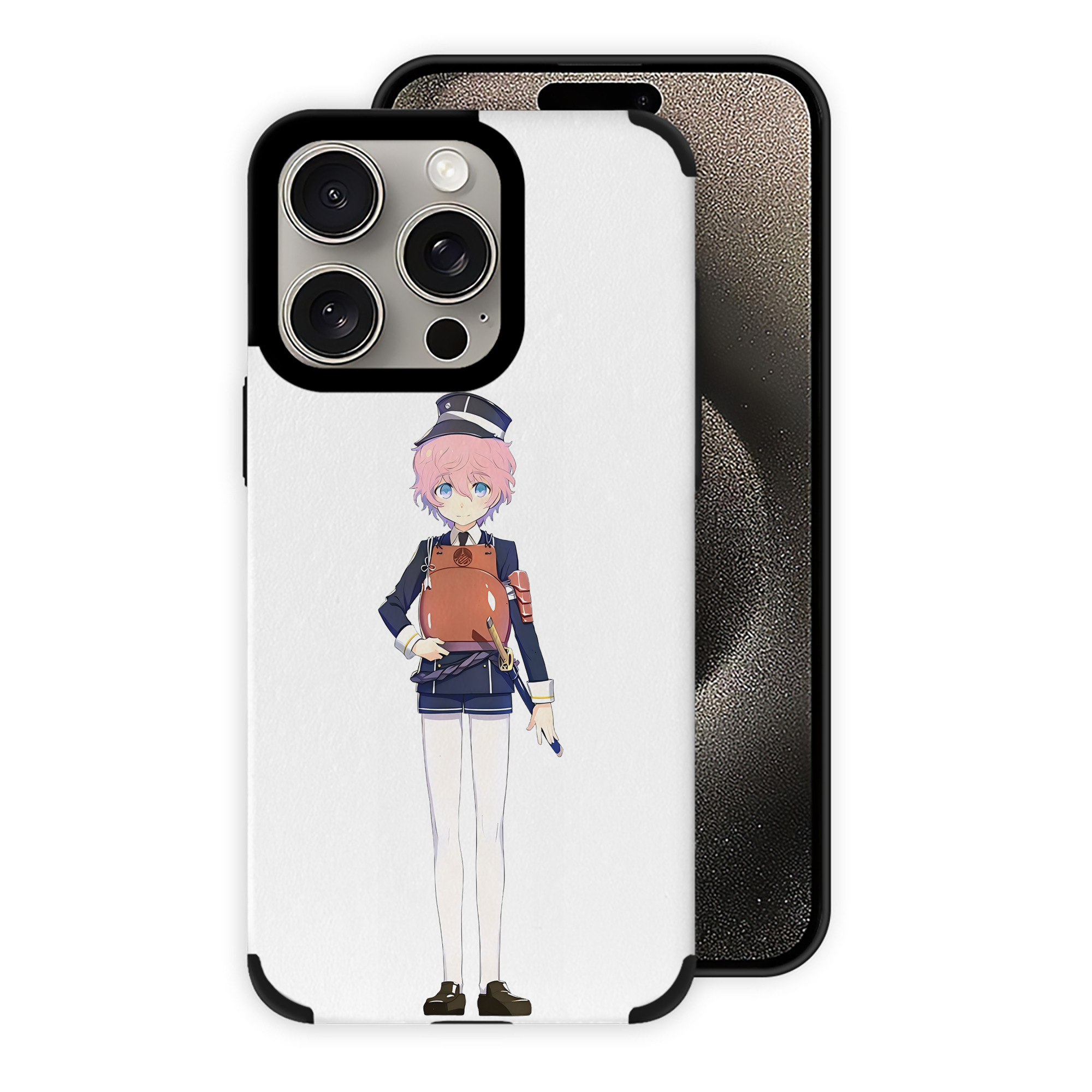（画像用） 刀剣乱舞 Touken Ranbu 【iPhone15ProMax対応】 PUレザー スマホケース 耐衝撃＆黄変防止