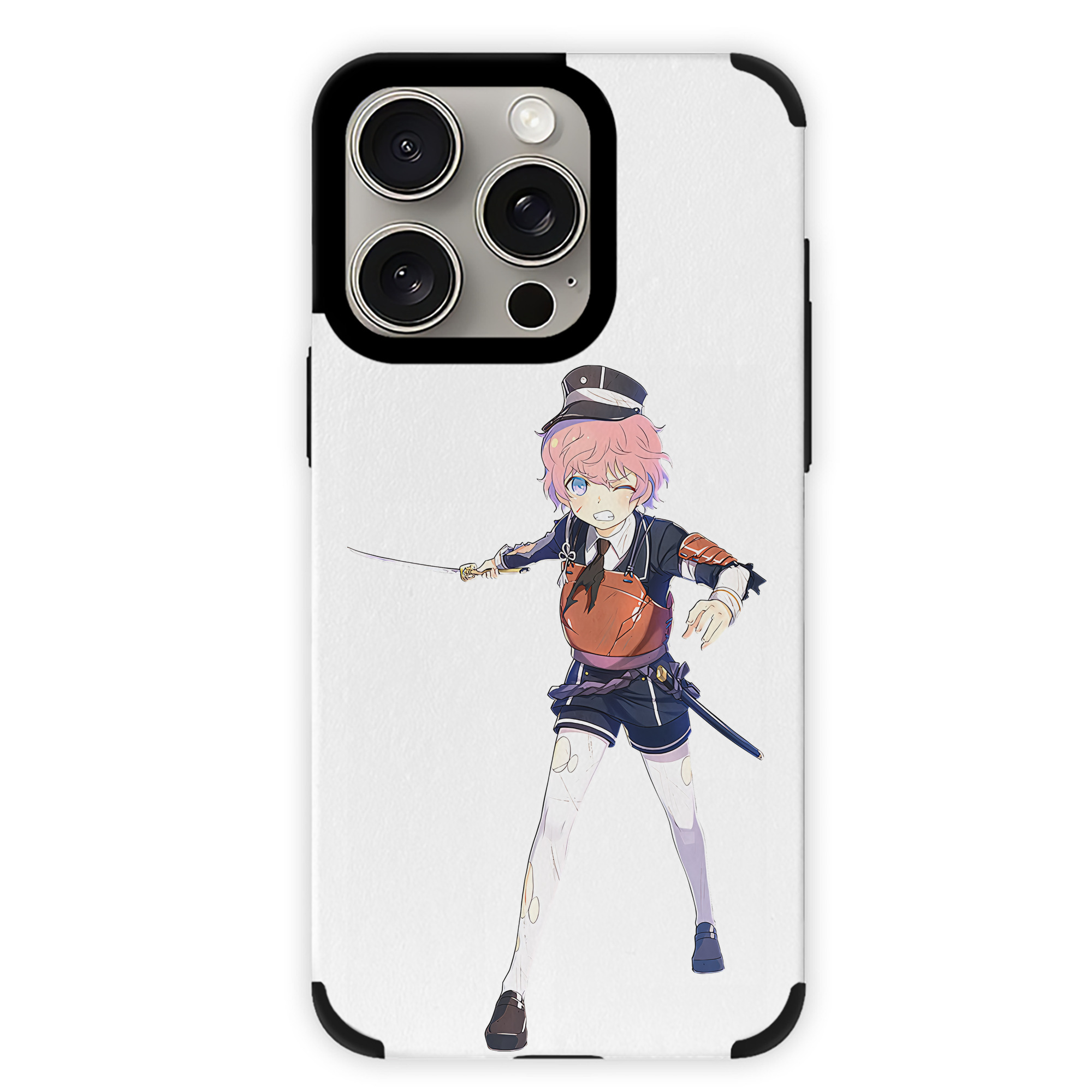 （画像用） 刀剣乱舞 Touken Ranbu 【iPhone15ProMax対応】 PUレザー スマホケース 耐衝撃＆黄変防止