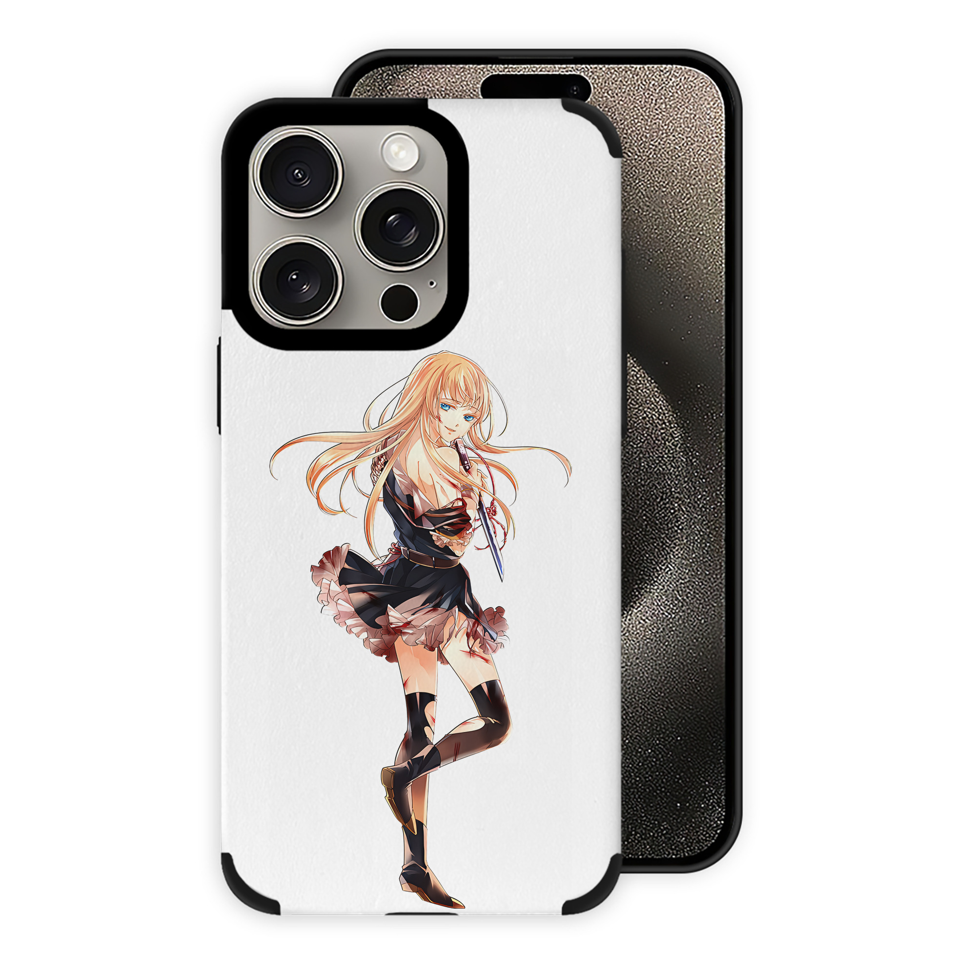 （画像用） 刀剣乱舞 Touken Ranbu 【iPhone15ProMax対応】 PUレザー スマホケース 耐衝撃＆黄変防止