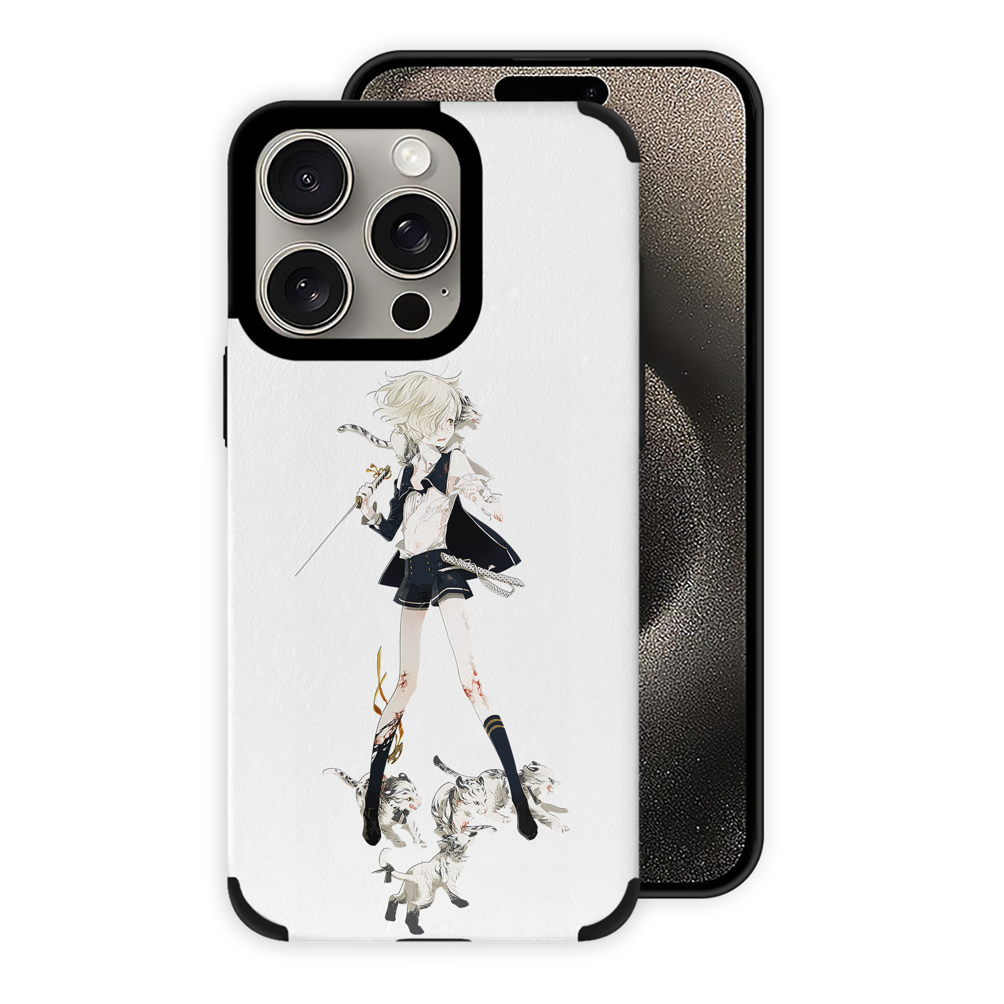 （画像用） 刀剣乱舞 Touken Ranbu 【iPhone15ProMax対応】 PUレザー スマホケース 耐衝撃＆黄変防止