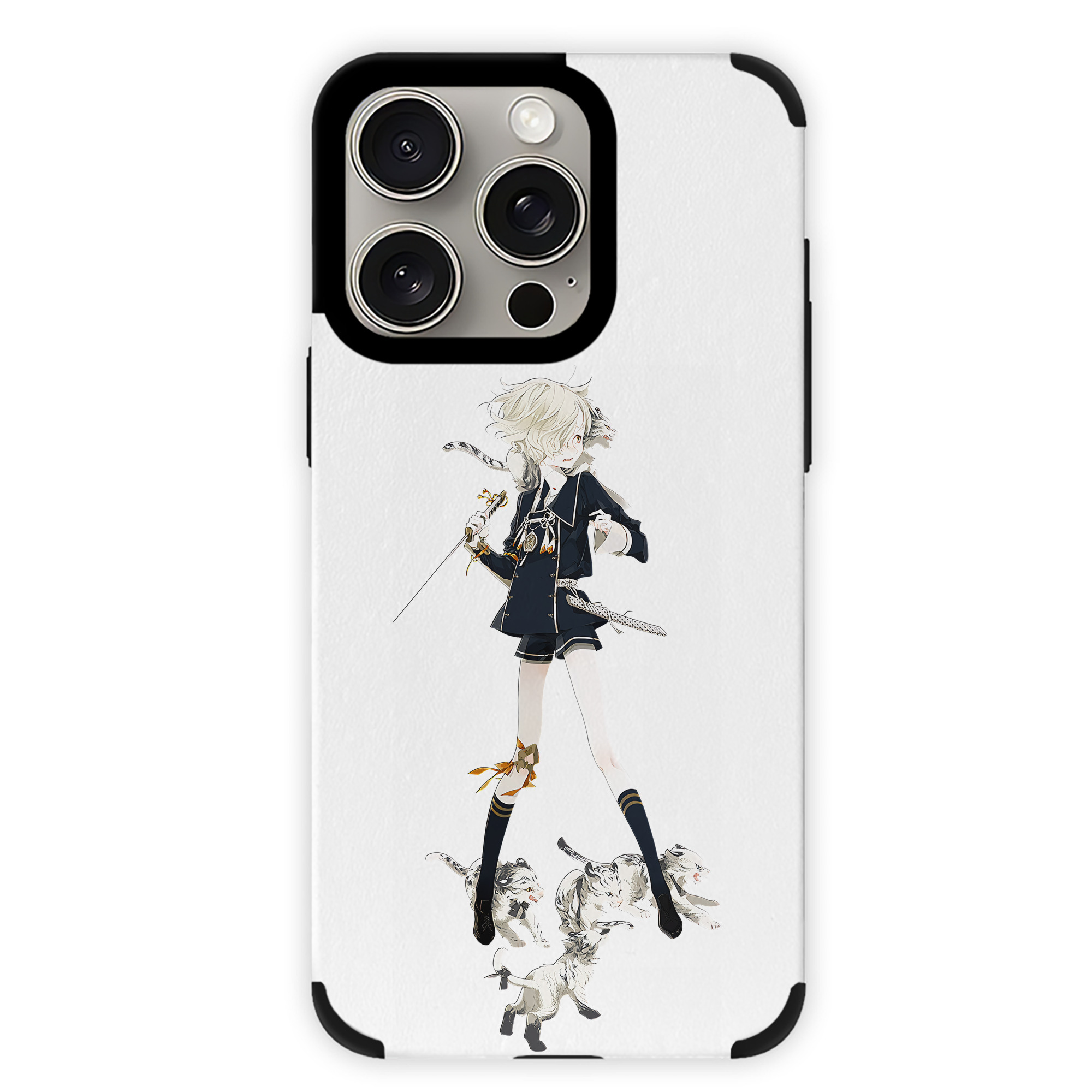 （画像用） 刀剣乱舞 Touken Ranbu 【iPhone15ProMax対応】 PUレザー スマホケース 耐衝撃＆黄変防止