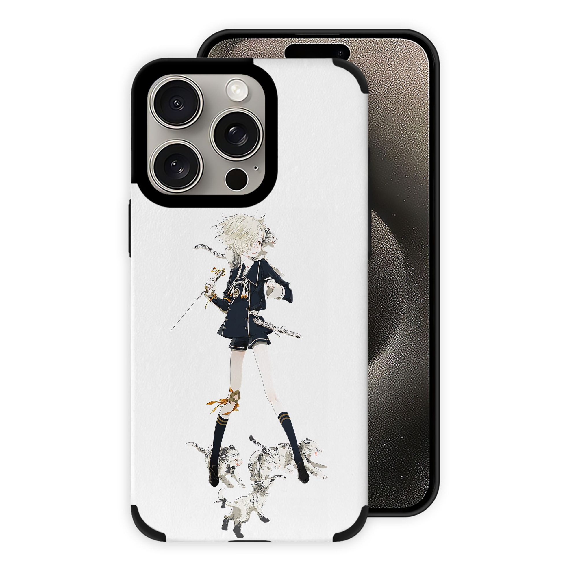 （画像用） 刀剣乱舞 Touken Ranbu 【iPhone15ProMax対応】 PUレザー スマホケース 耐衝撃＆黄変防止