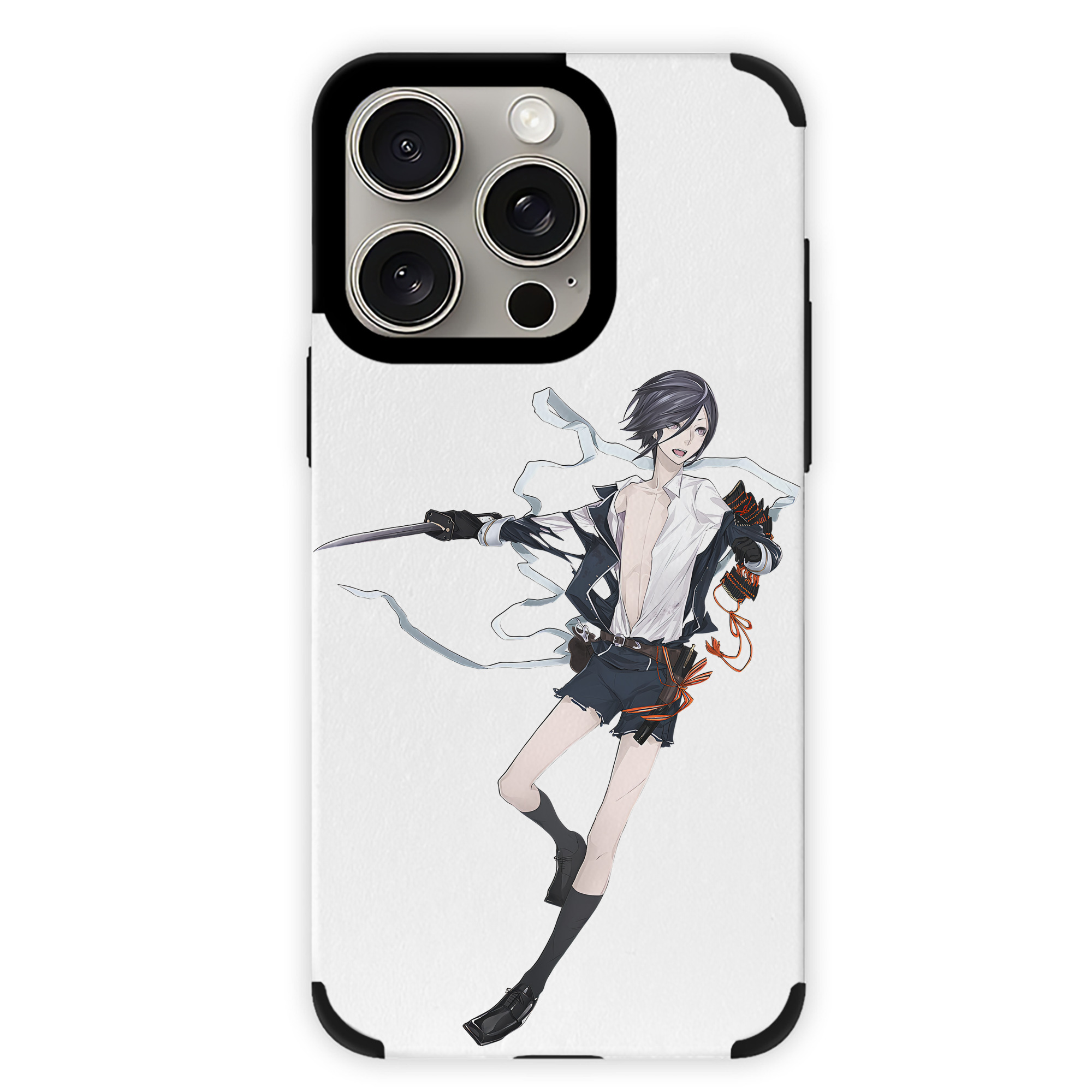 （画像用） 刀剣乱舞 Touken Ranbu 【iPhone15ProMax対応】 PUレザー スマホケース 耐衝撃＆黄変防止