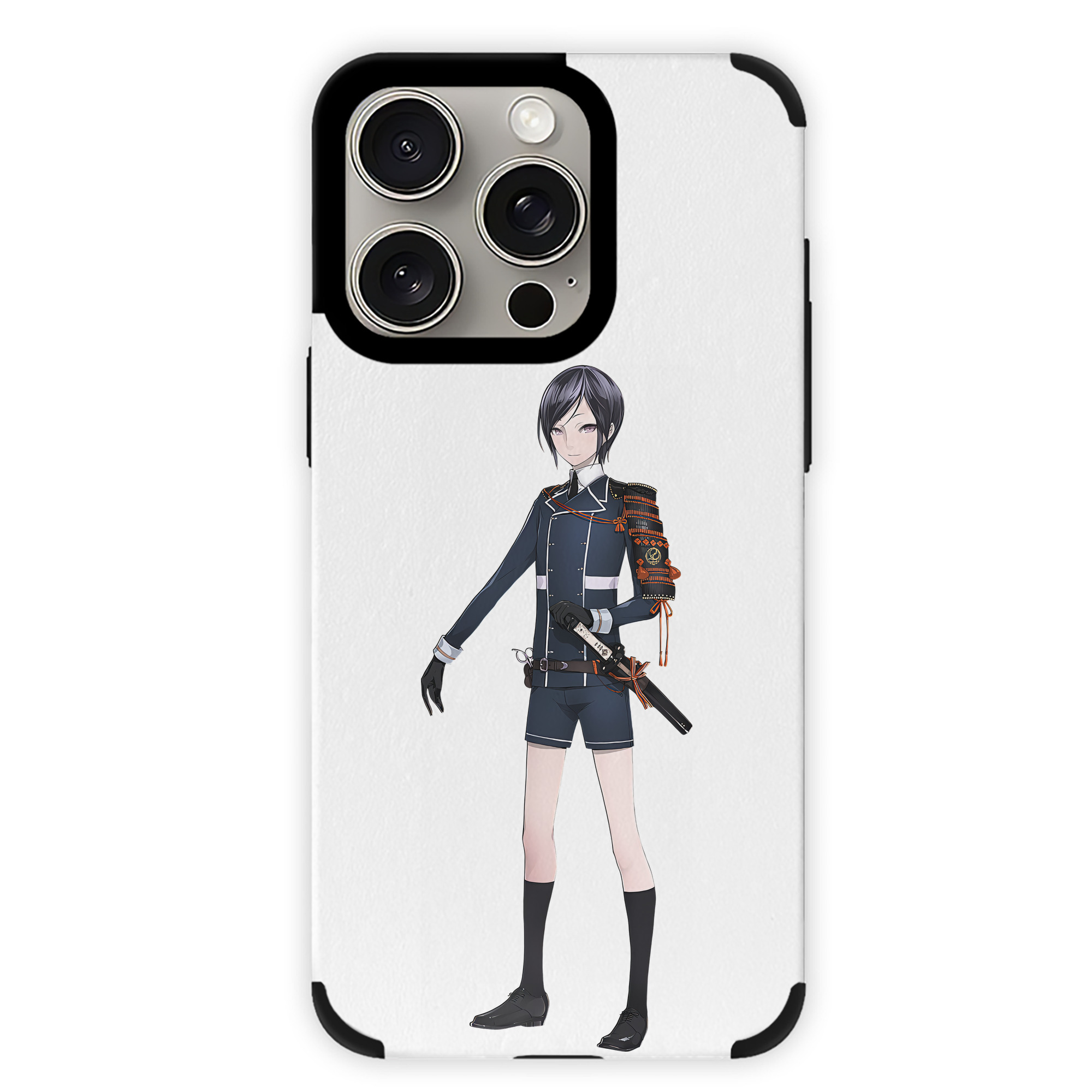 （画像用） 刀剣乱舞 Touken Ranbu 【iPhone15ProMax対応】 PUレザー スマホケース 耐衝撃＆黄変防止