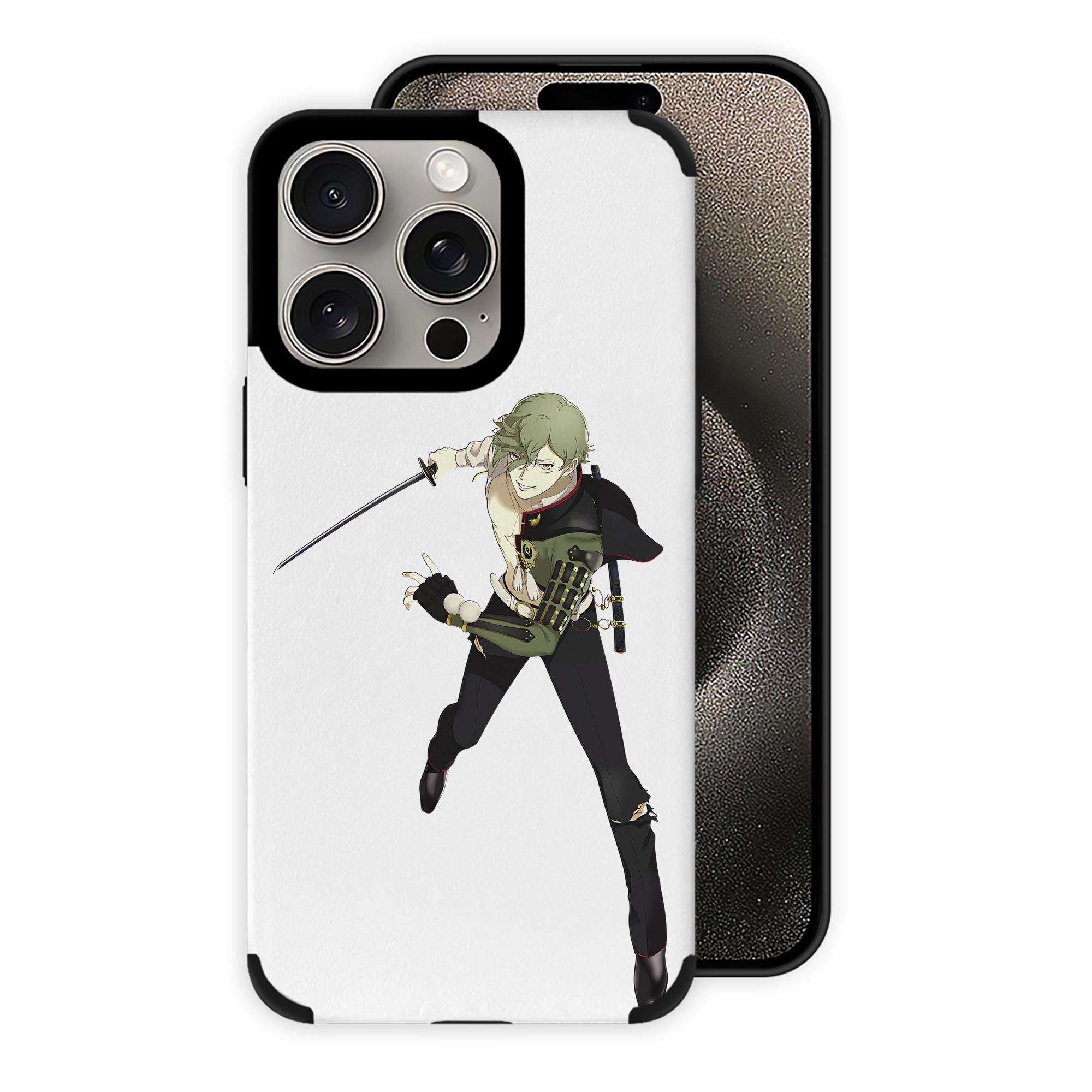 （画像用） 刀剣乱舞 Touken Ranbu 【iPhone15ProMax対応】 PUレザー スマホケース 耐衝撃＆黄変防止