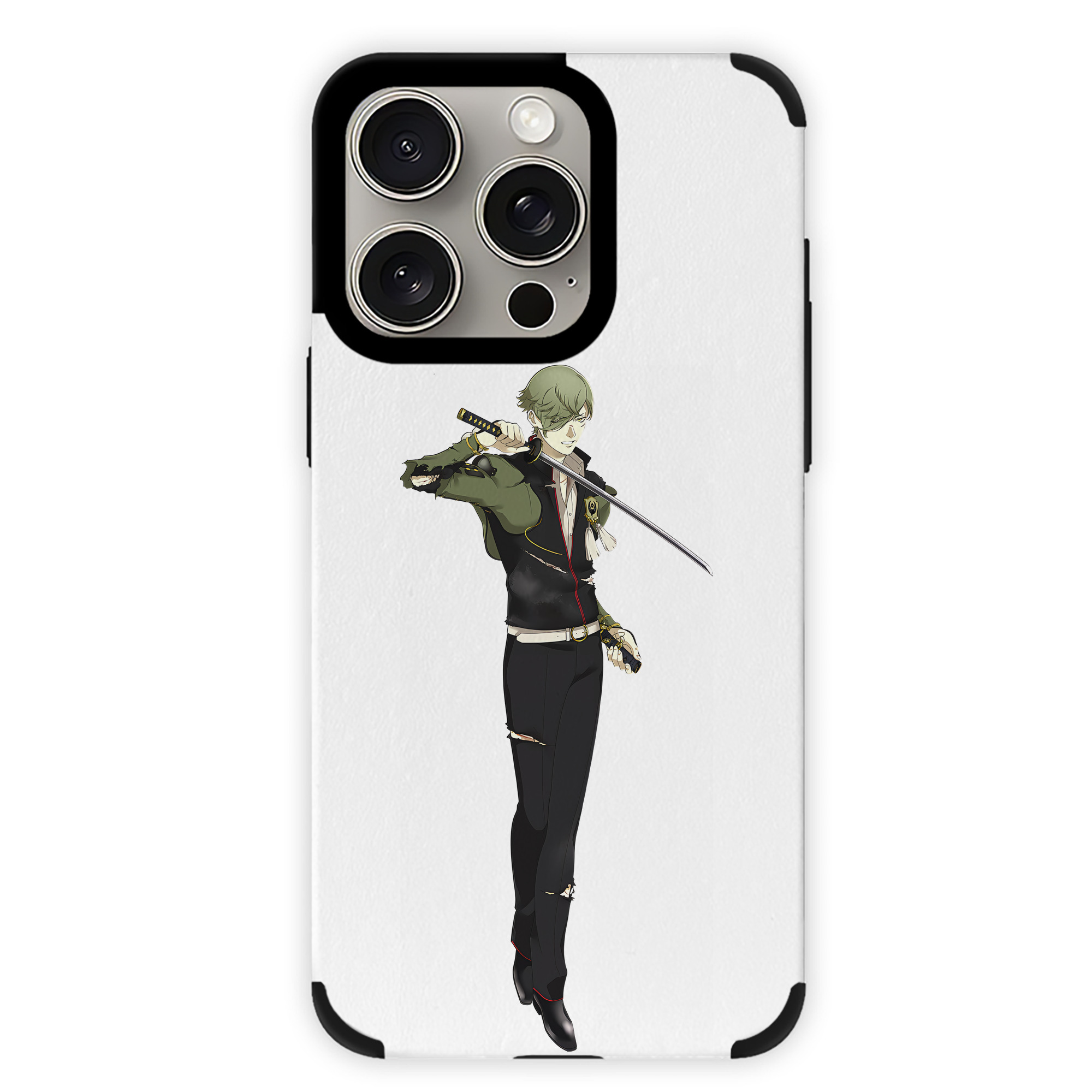 （画像用） 刀剣乱舞 Touken Ranbu 【iPhone15ProMax対応】 PUレザー スマホケース 耐衝撃＆黄変防止