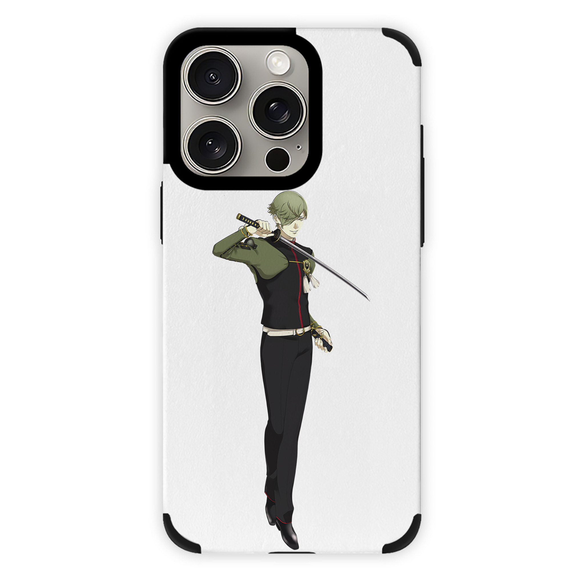 （画像用） 刀剣乱舞 Touken Ranbu 【iPhone15ProMax対応】 PUレザー スマホケース 耐衝撃＆黄変防止