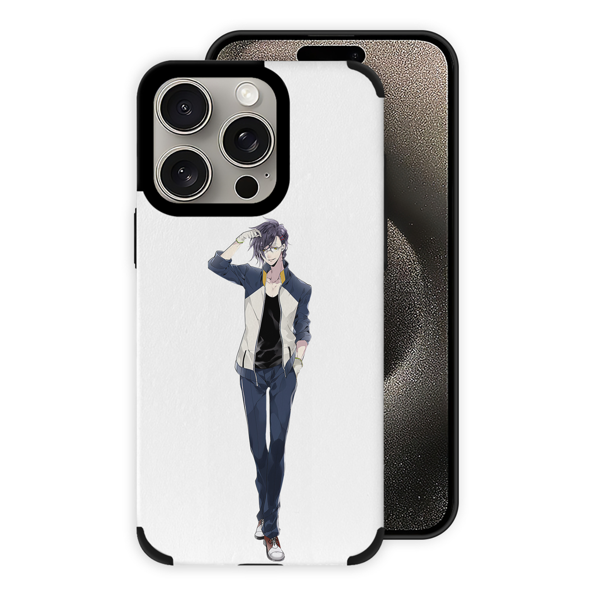 （画像用） 刀剣乱舞 Touken Ranbu 【iPhone15ProMax対応】 PUレザー スマホケース 耐衝撃＆黄変防止