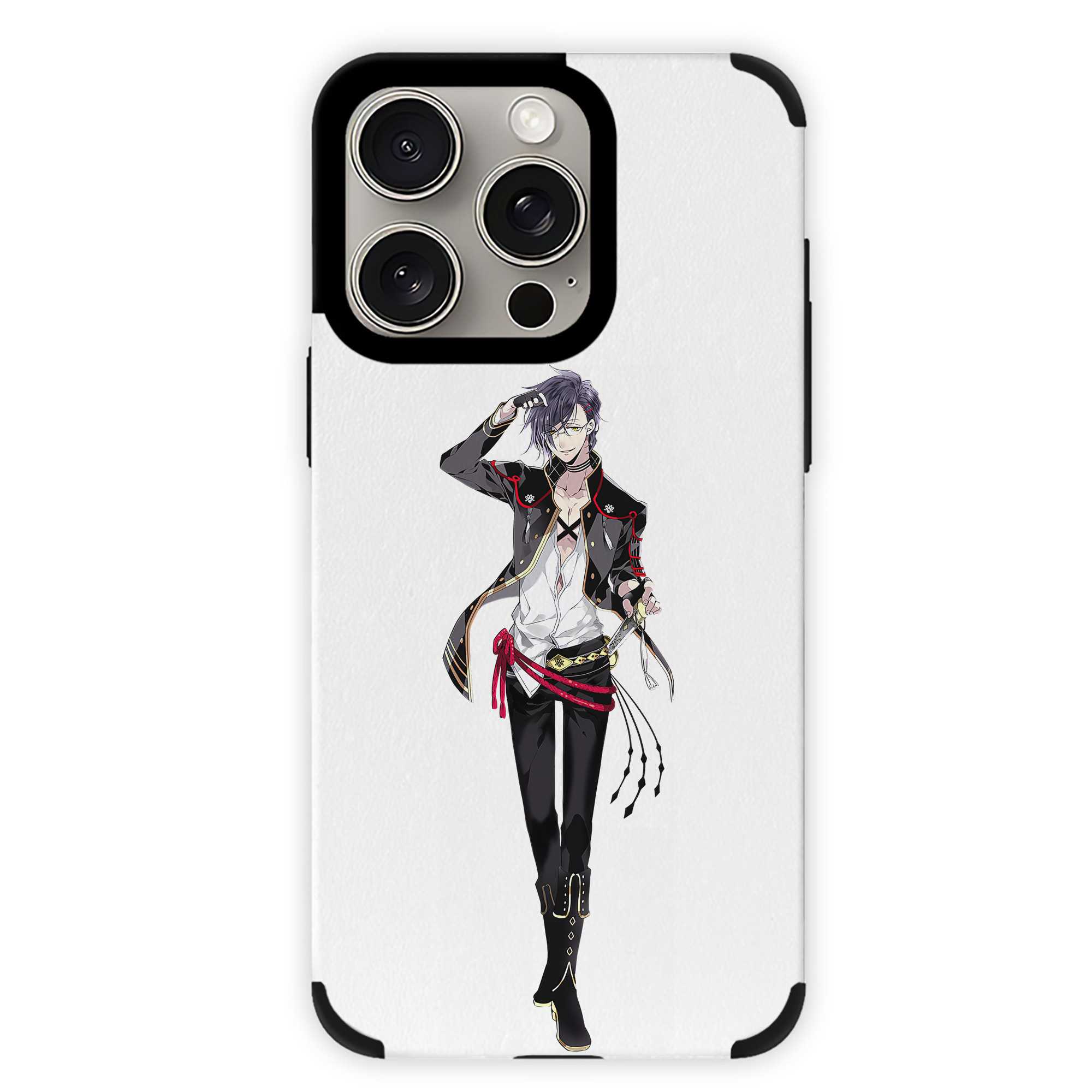 （画像用） 刀剣乱舞 Touken Ranbu 【iPhone15ProMax対応】 PUレザー スマホケース 耐衝撃＆黄変防止