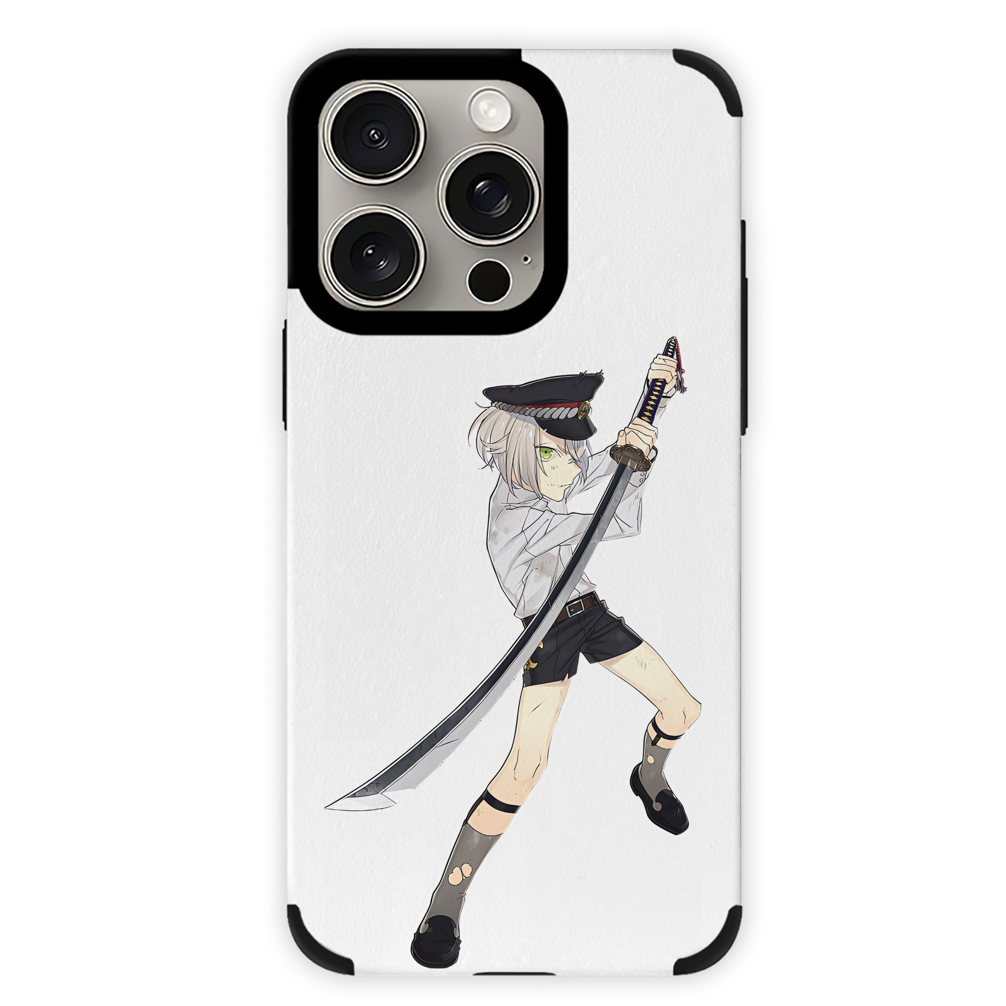 （画像用） 刀剣乱舞 Touken Ranbu 【iPhone15ProMax対応】 PUレザー スマホケース 耐衝撃＆黄変防止