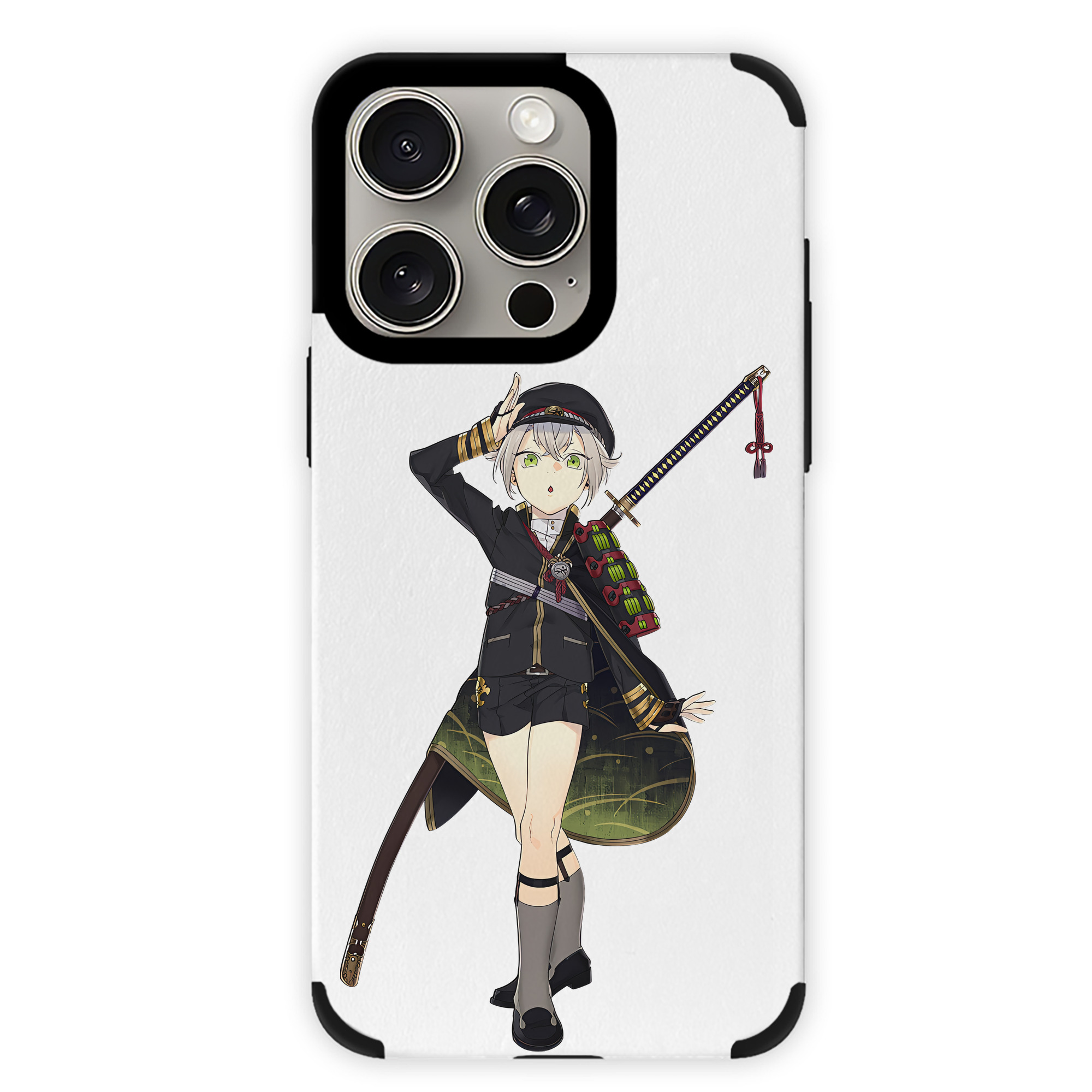 （画像用） 刀剣乱舞 Touken Ranbu 【iPhone15ProMax対応】 PUレザー スマホケース 耐衝撃＆黄変防止