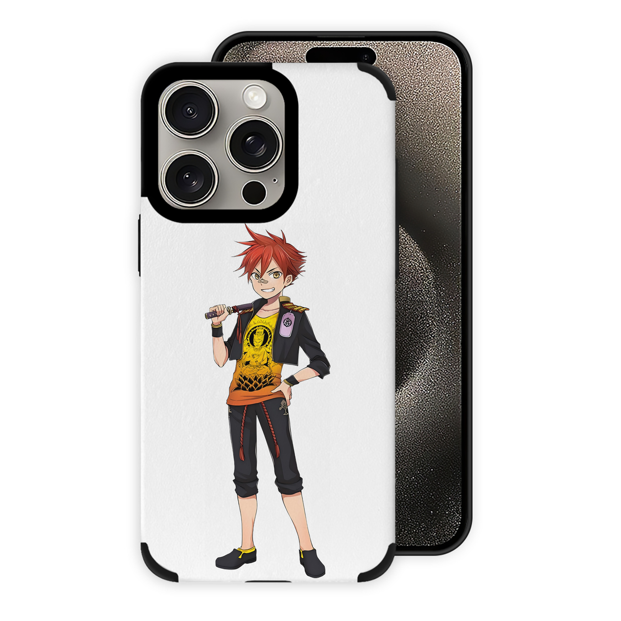 （画像用） 刀剣乱舞 Touken Ranbu 【iPhone15ProMax対応】 PUレザー スマホケース 耐衝撃＆黄変防止