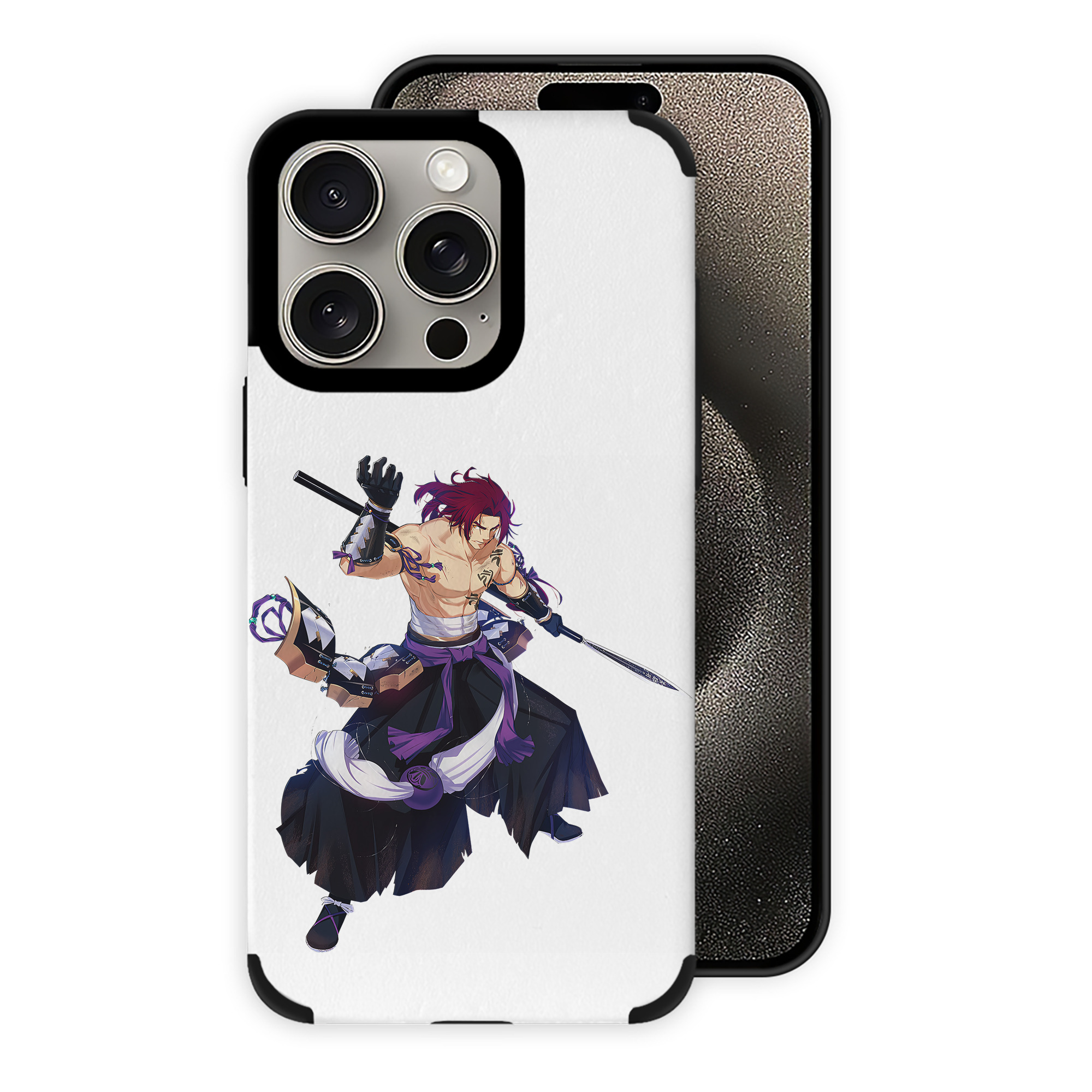 （画像用） 刀剣乱舞 Touken Ranbu 【iPhone15ProMax対応】 PUレザー スマホケース 耐衝撃＆黄変防止