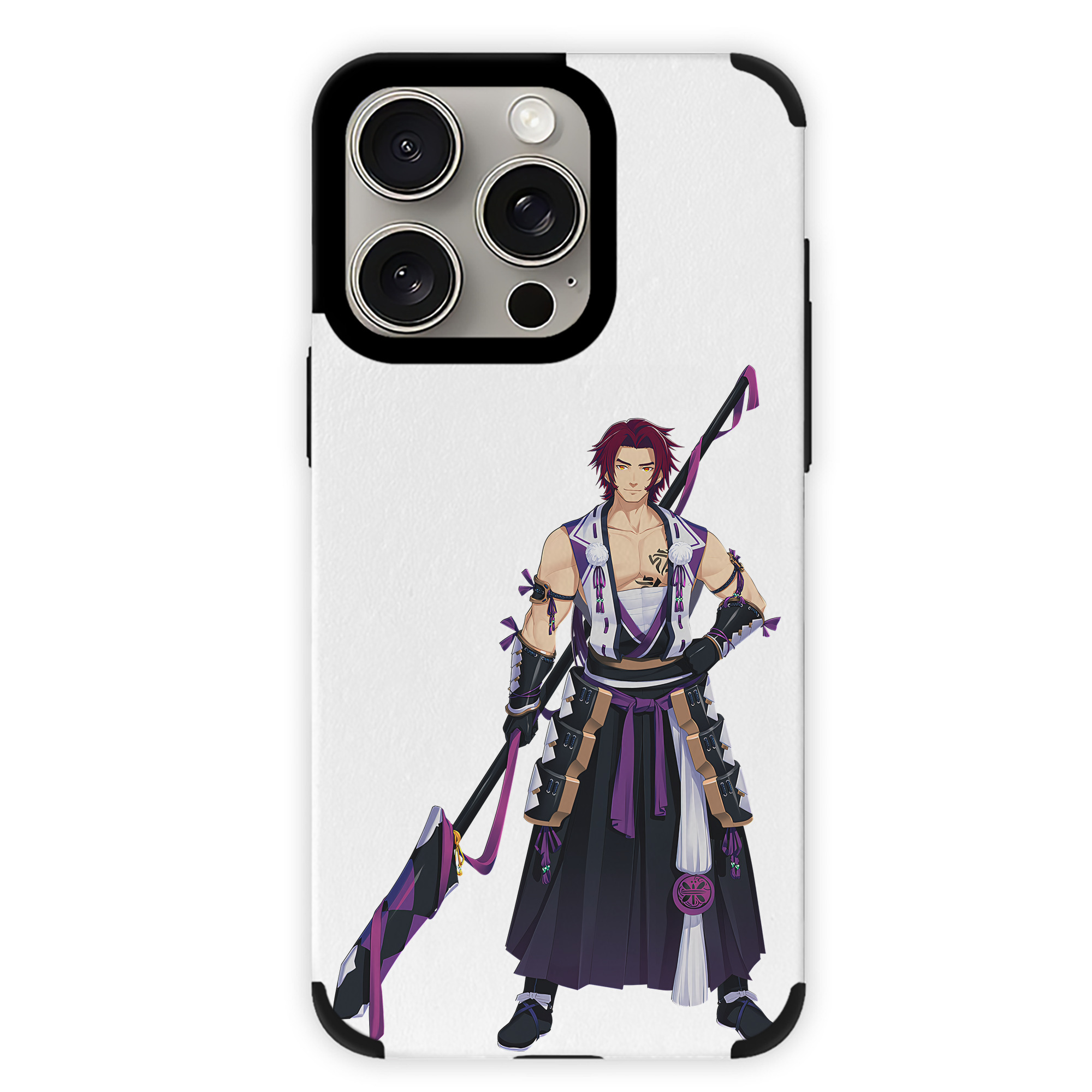 （画像用） 刀剣乱舞 Touken Ranbu 【iPhone15ProMax対応】 PUレザー スマホケース 耐衝撃＆黄変防止