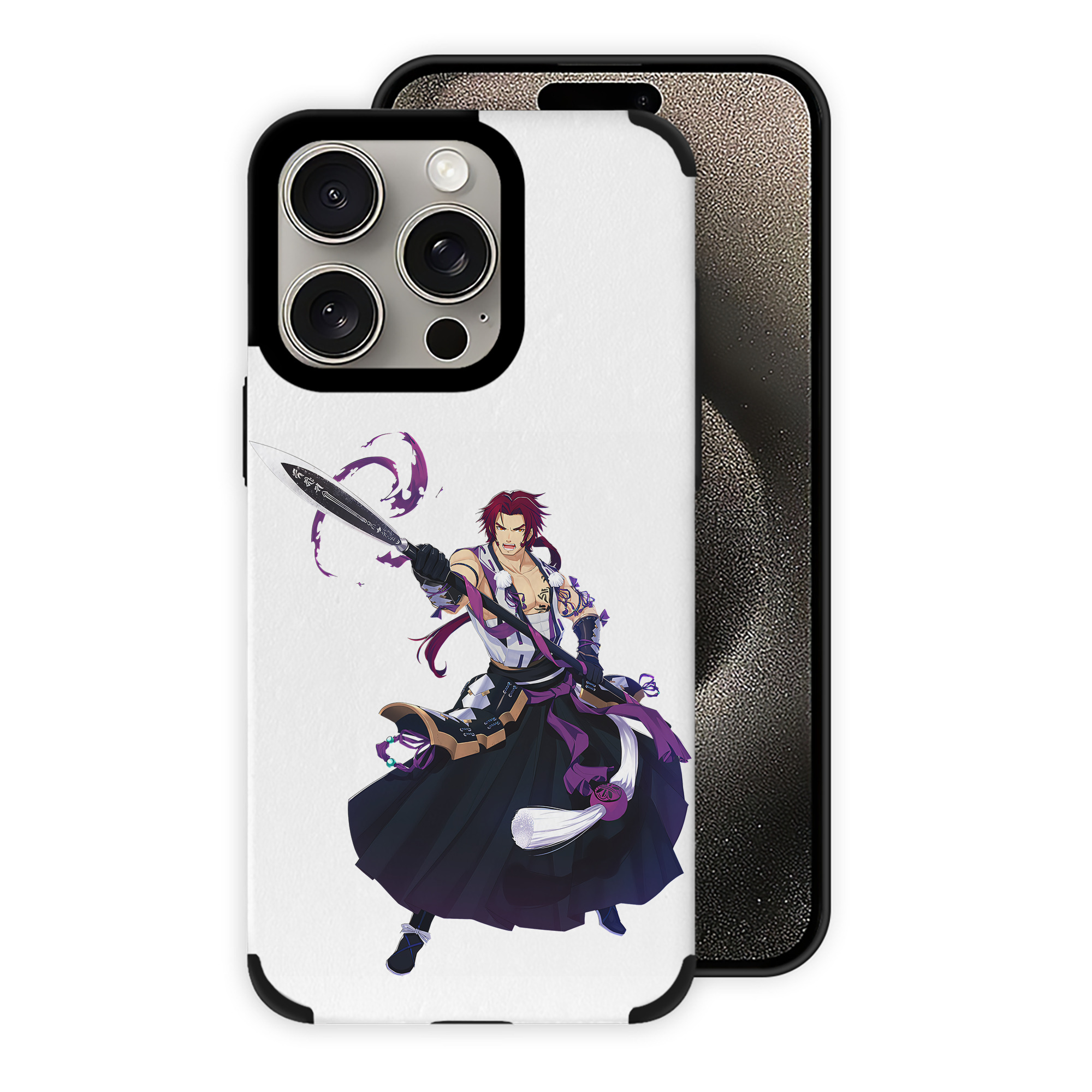 （画像用） 刀剣乱舞 Touken Ranbu 【iPhone15ProMax対応】 PUレザー スマホケース 耐衝撃＆黄変防止