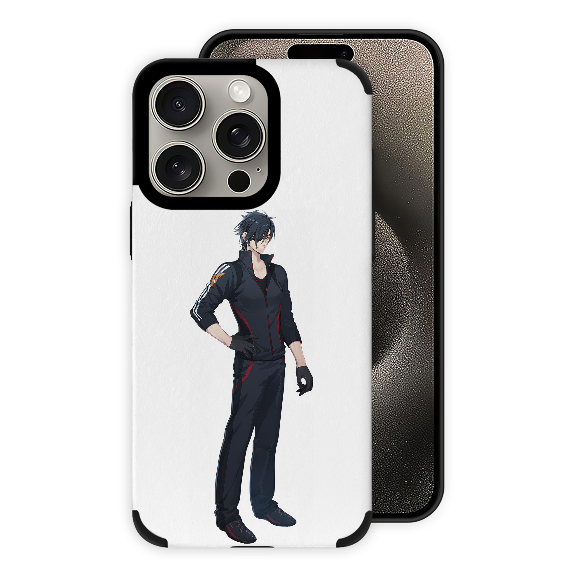 （画像用） 刀剣乱舞 Touken Ranbu 【iPhone15ProMax対応】 PUレザー スマホケース 耐衝撃＆黄変防止
