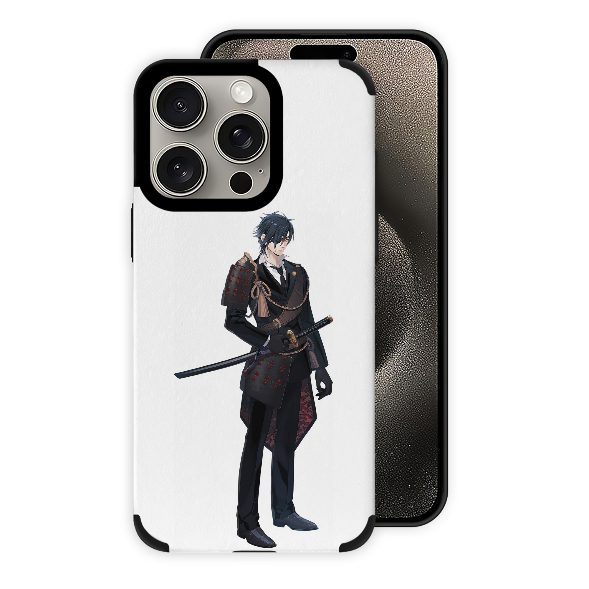 （画像用） 刀剣乱舞 Touken Ranbu 【iPhone15ProMax対応】 PUレザー スマホケース 耐衝撃＆黄変防止