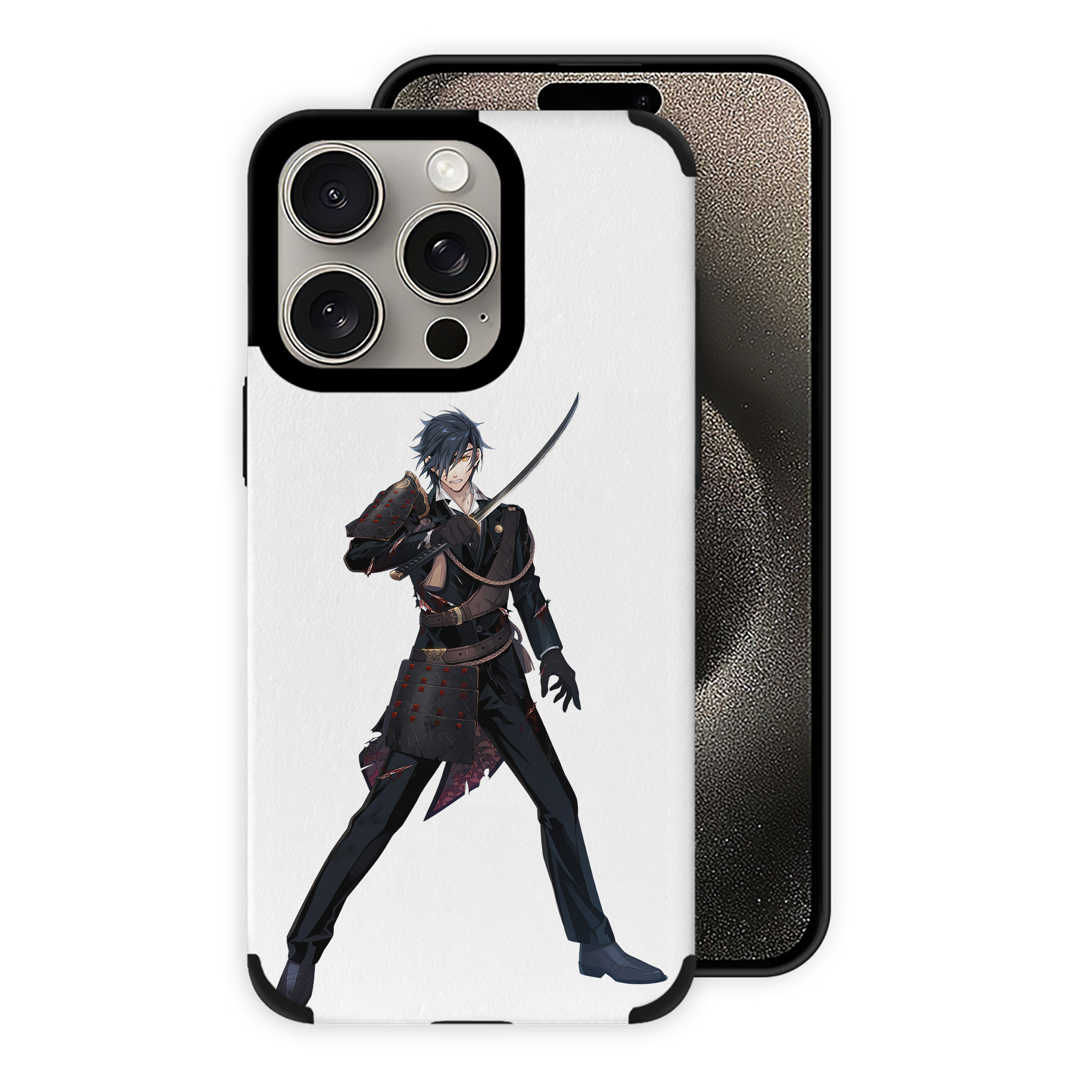 （画像用） 刀剣乱舞 Touken Ranbu 【iPhone15ProMax対応】 PUレザー スマホケース 耐衝撃＆黄変防止