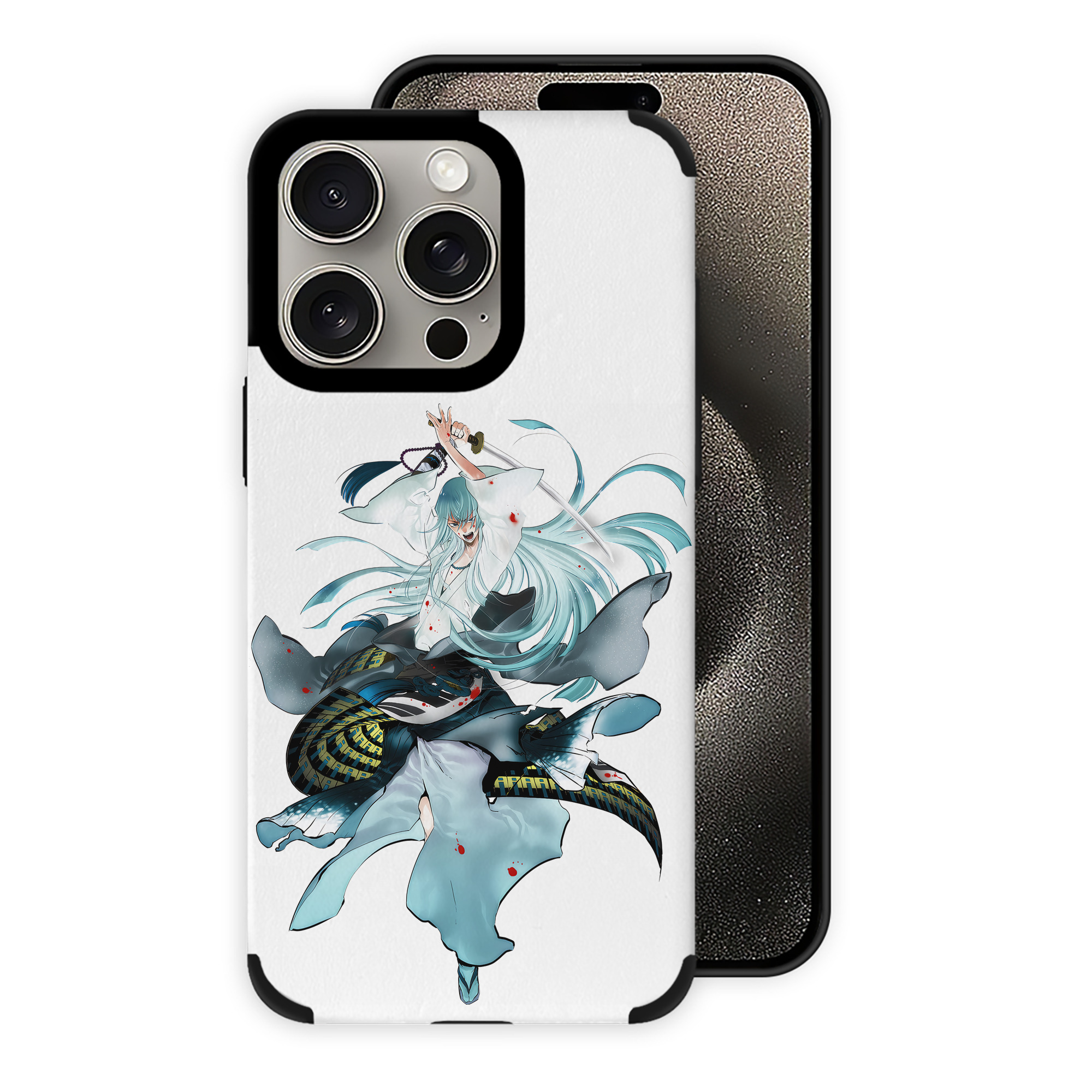 （画像用） 刀剣乱舞 Touken Ranbu 【iPhone15ProMax対応】 PUレザー スマホケース 耐衝撃＆黄変防止