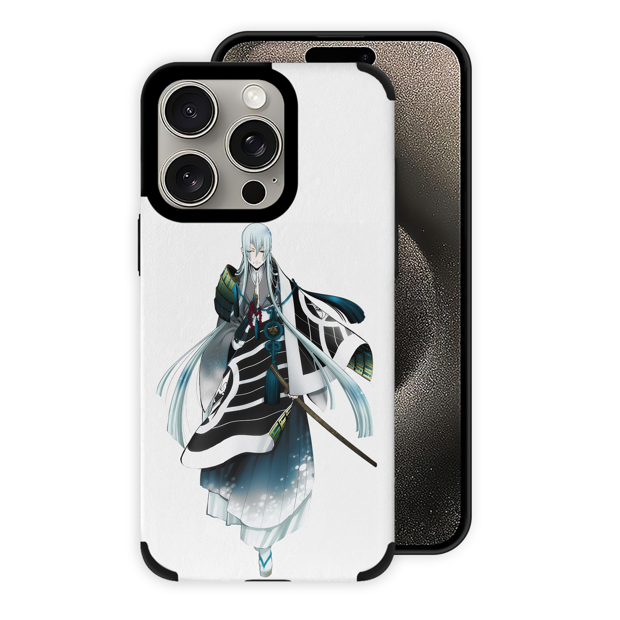 （画像用） 刀剣乱舞 Touken Ranbu 【iPhone15ProMax対応】 PUレザー スマホケース 耐衝撃＆黄変防止