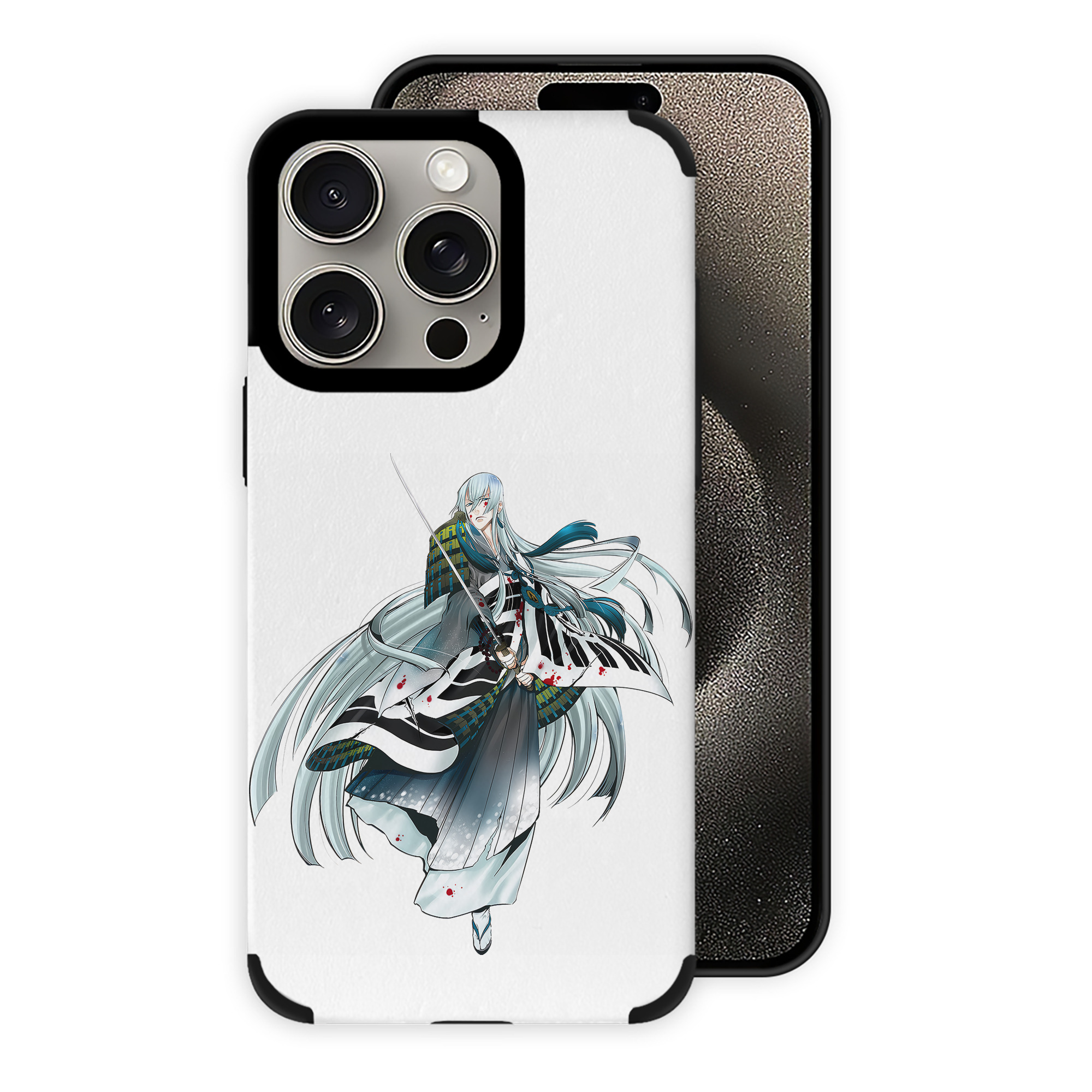 （画像用） 刀剣乱舞 Touken Ranbu 【iPhone15ProMax対応】 PUレザー スマホケース 耐衝撃＆黄変防止
