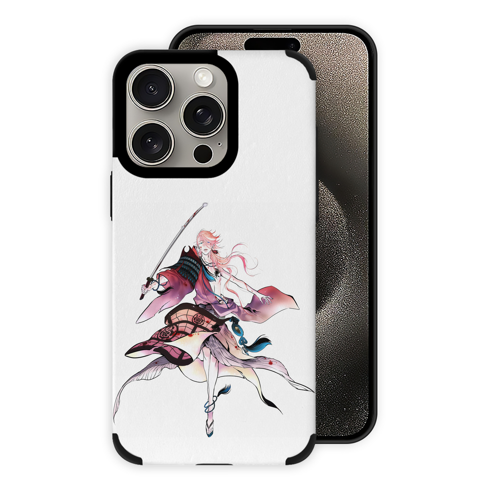（画像用） 刀剣乱舞 Touken Ranbu 【iPhone15ProMax対応】 PUレザー スマホケース 耐衝撃＆黄変防止