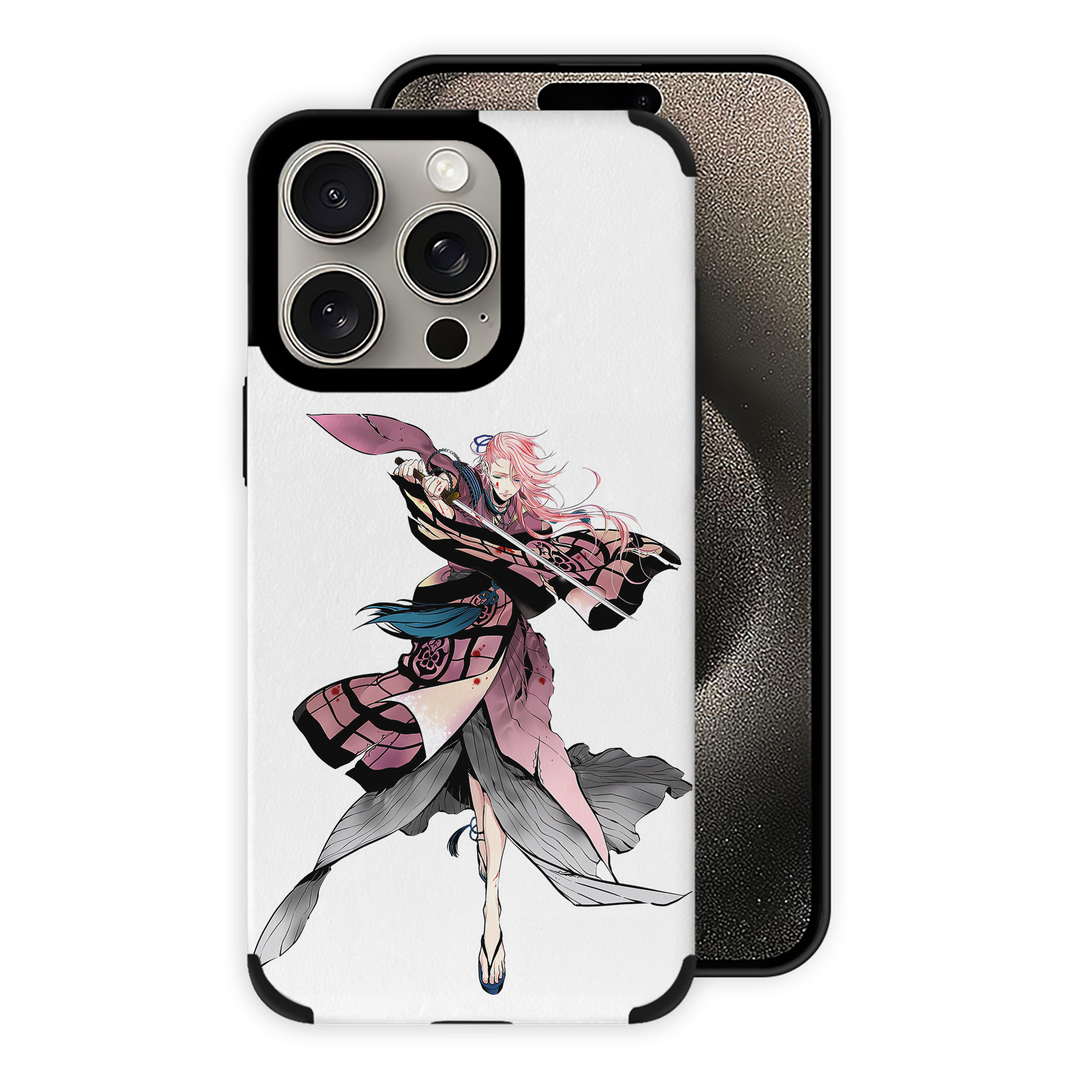 （画像用） 刀剣乱舞 Touken Ranbu 【iPhone15ProMax対応】 PUレザー スマホケース 耐衝撃＆黄変防止