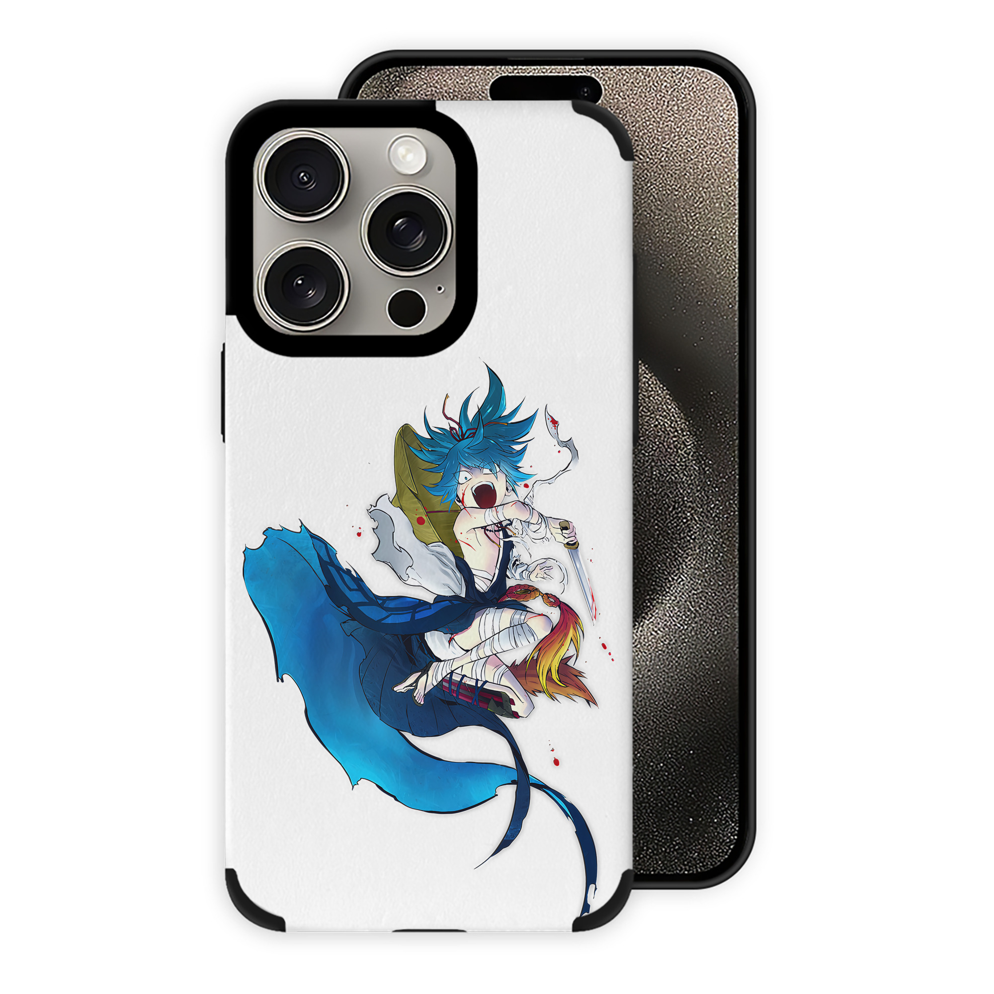 （画像用） 刀剣乱舞 Touken Ranbu 【iPhone15ProMax対応】 PUレザー スマホケース 耐衝撃＆黄変防止