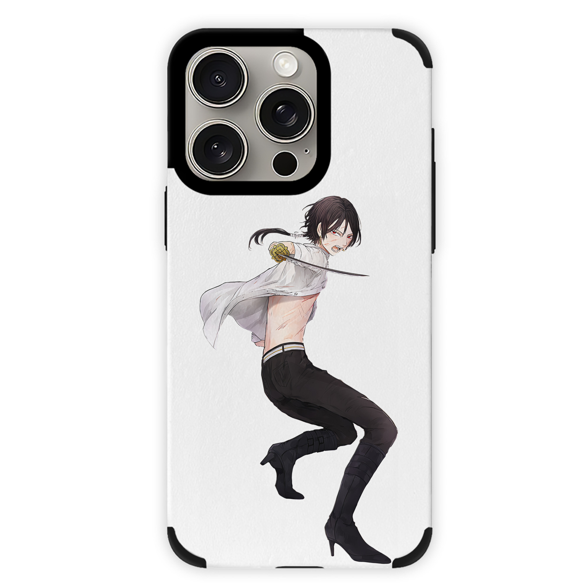 （画像用） 刀剣乱舞 Touken Ranbu 【iPhone15ProMax対応】 PUレザー スマホケース 耐衝撃＆黄変防止