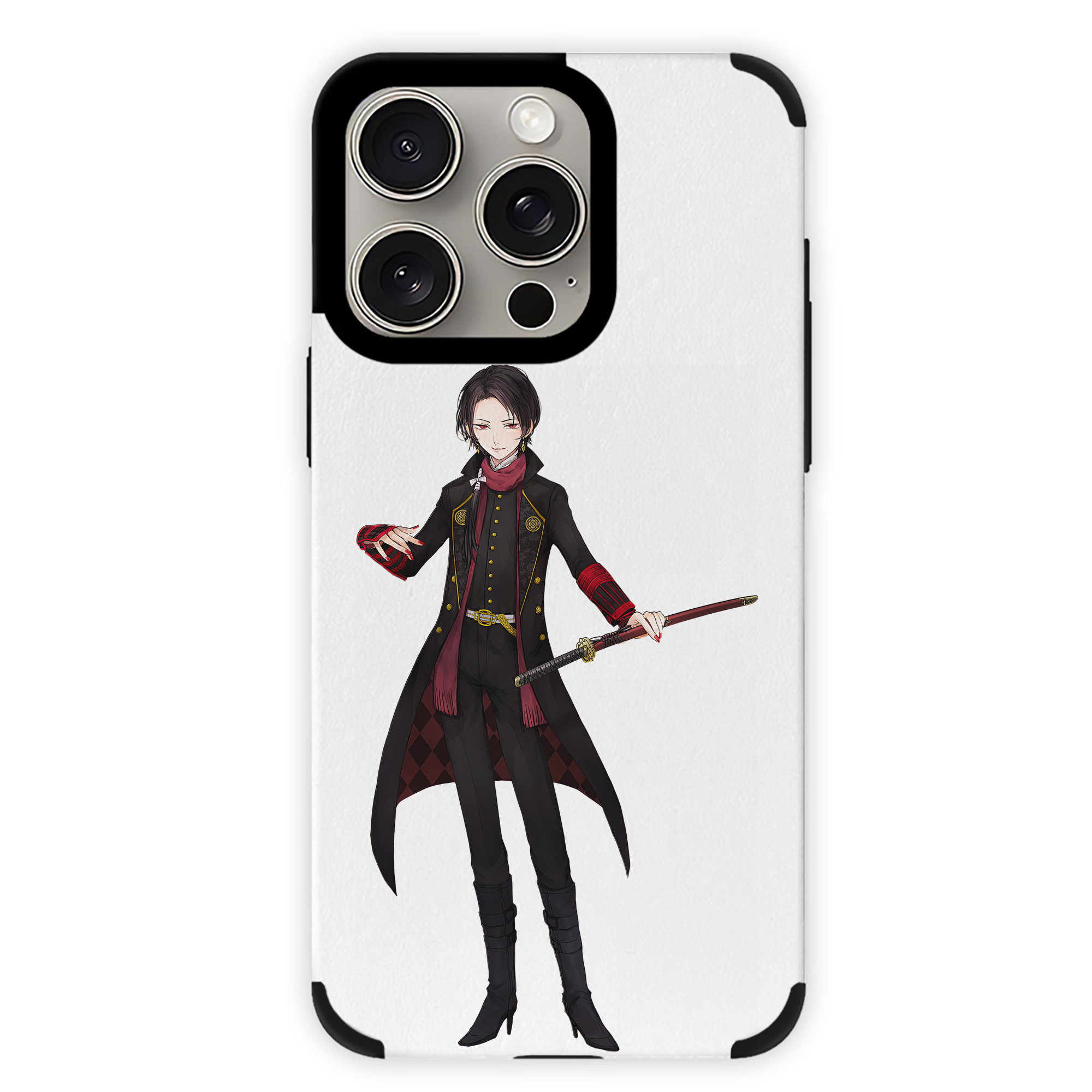 （画像用） 刀剣乱舞 Touken Ranbu 【iPhone15ProMax対応】 PUレザー スマホケース 耐衝撃＆黄変防止