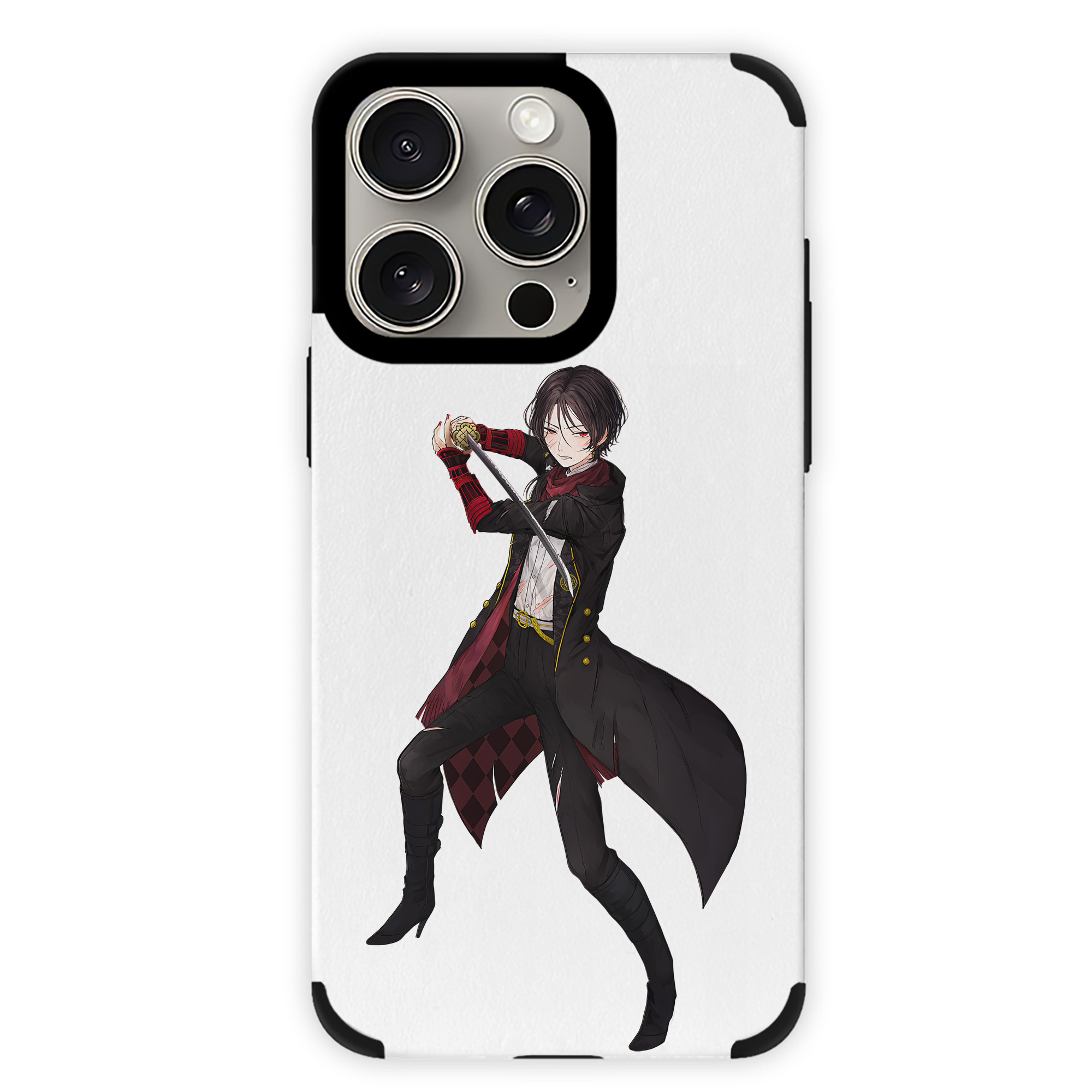 （画像用） 刀剣乱舞 Touken Ranbu 【iPhone15ProMax対応】 PUレザー スマホケース 耐衝撃＆黄変防止