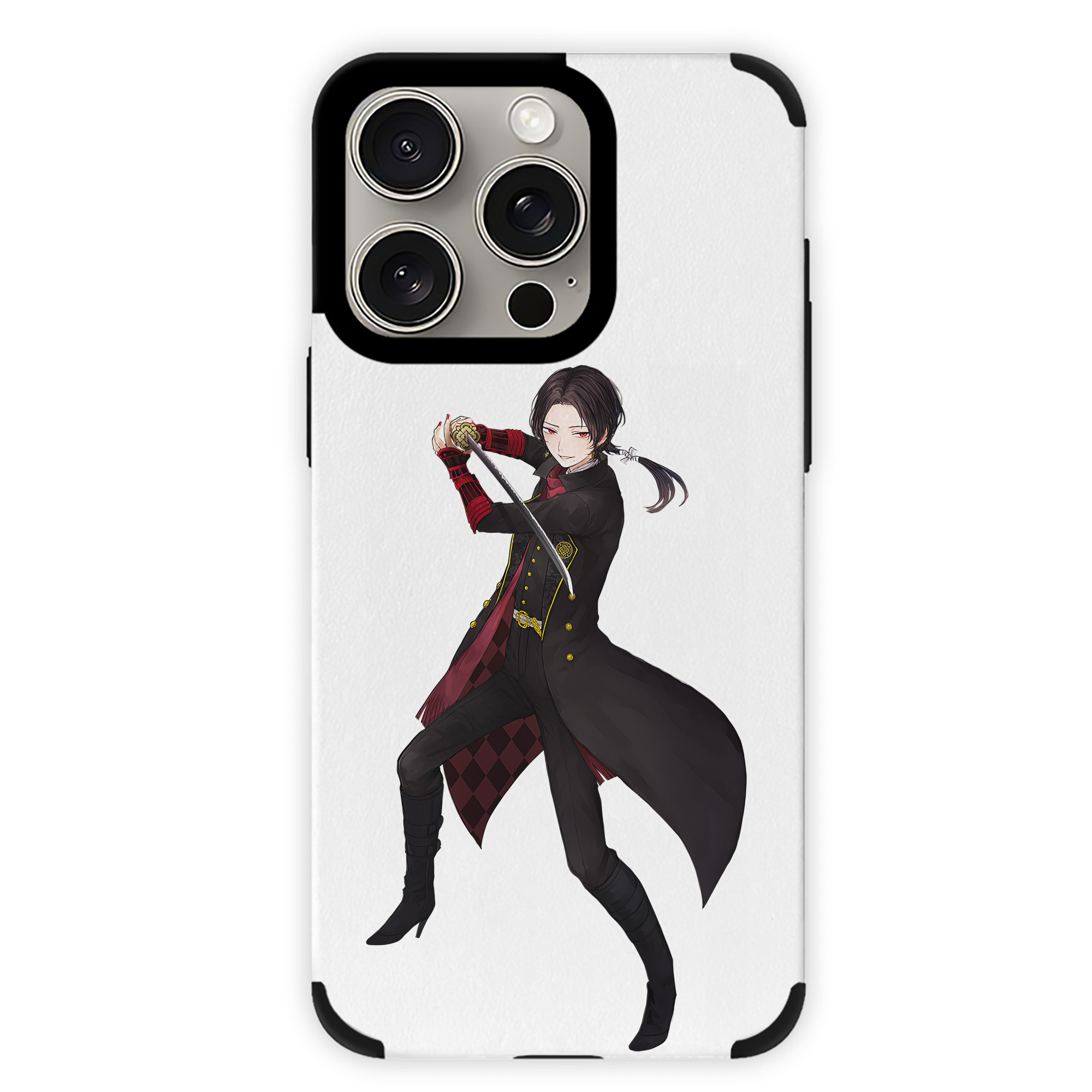 （画像用） 刀剣乱舞 Touken Ranbu 【iPhone15ProMax対応】 PUレザー スマホケース 耐衝撃＆黄変防止