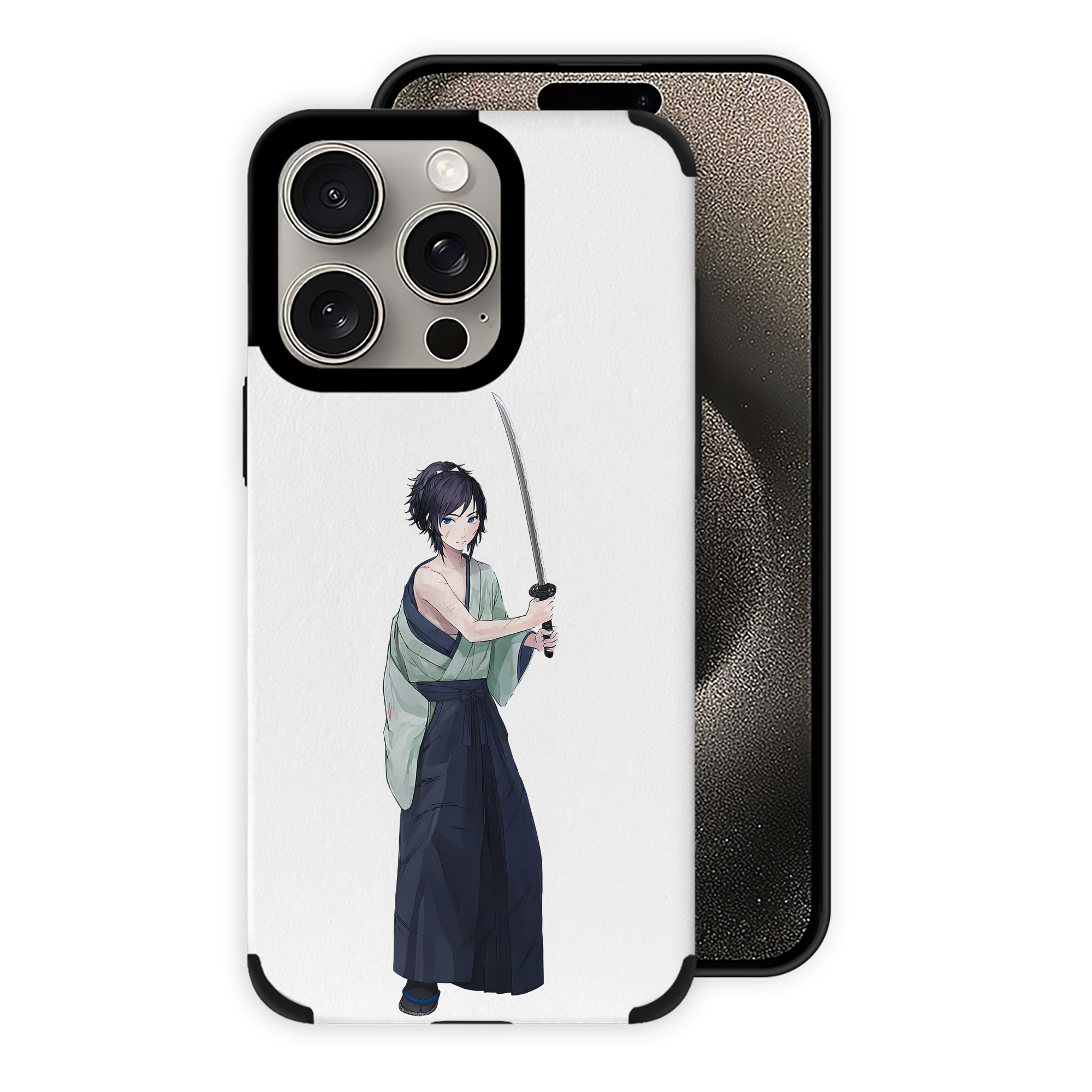 （画像用） 刀剣乱舞 Touken Ranbu 【iPhone15ProMax対応】 PUレザー スマホケース 耐衝撃＆黄変防止