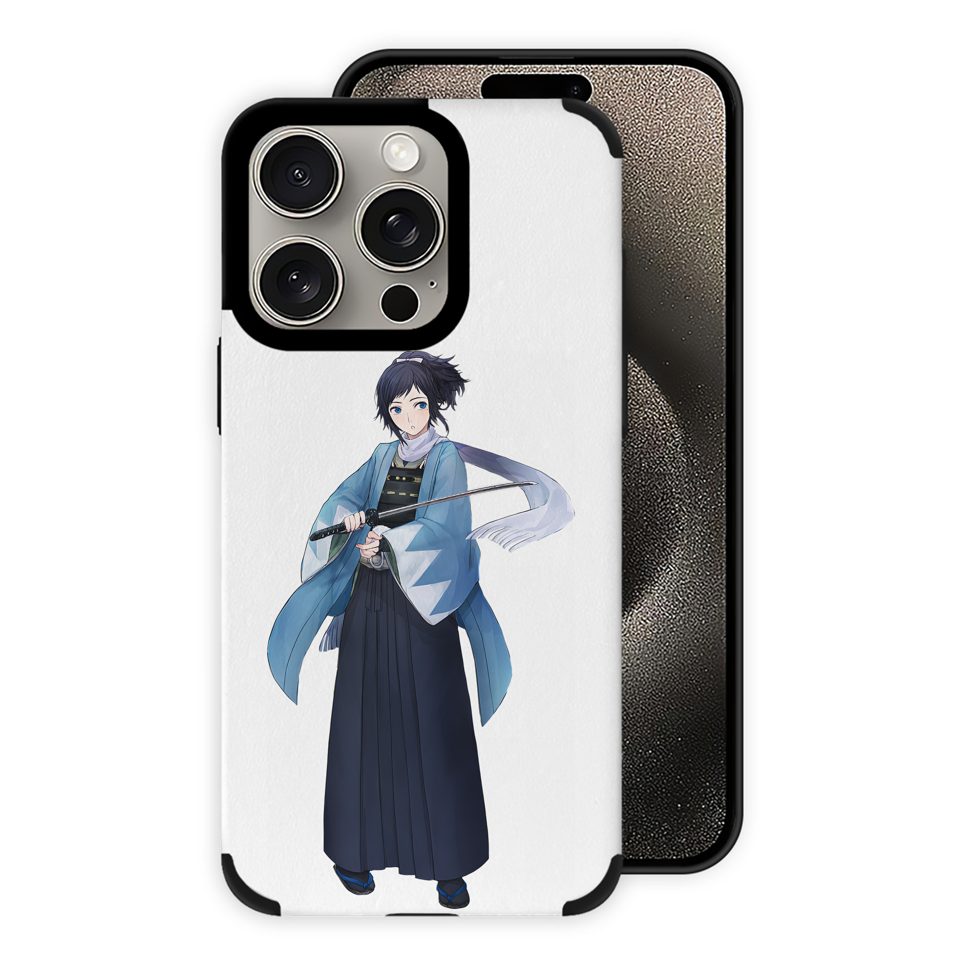 （画像用） 刀剣乱舞 Touken Ranbu 【iPhone15ProMax対応】 PUレザー スマホケース 耐衝撃＆黄変防止