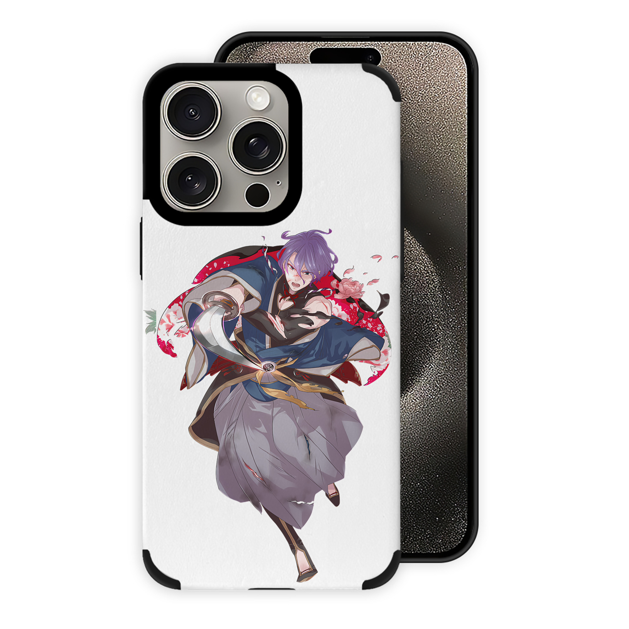 （画像用） 刀剣乱舞 Touken Ranbu 【iPhone15ProMax対応】 PUレザー スマホケース 耐衝撃＆黄変防止