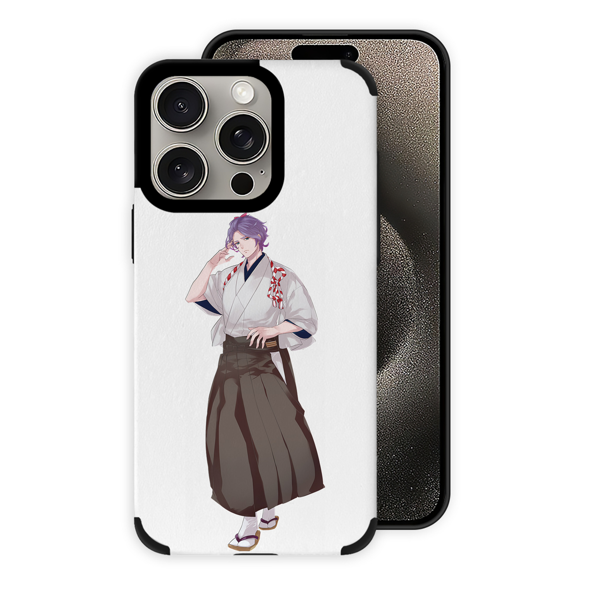 （画像用） 刀剣乱舞 Touken Ranbu 【iPhone15ProMax対応】 PUレザー スマホケース 耐衝撃＆黄変防止