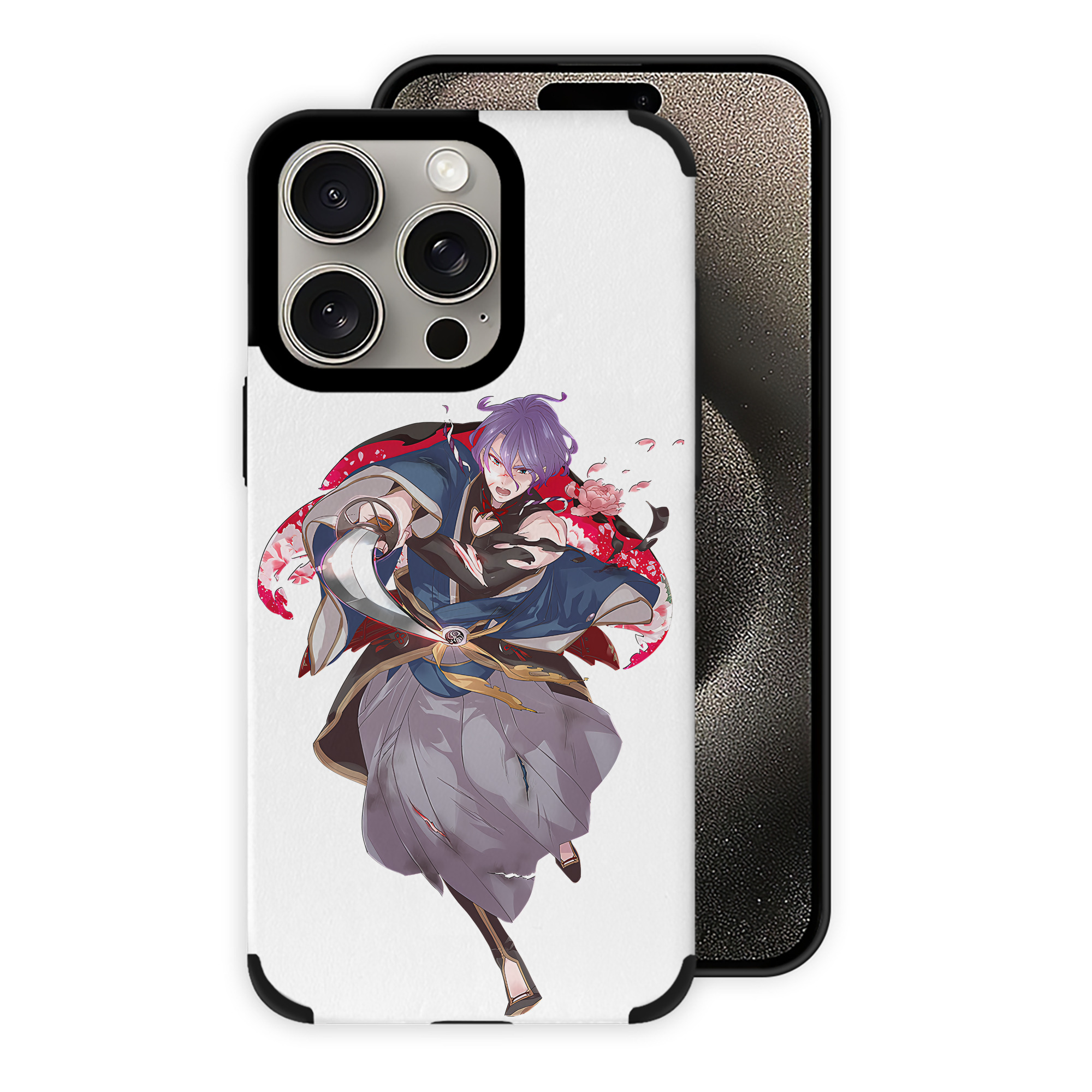 （画像用） 刀剣乱舞 Touken Ranbu 【iPhone15ProMax対応】 PUレザー スマホケース 耐衝撃＆黄変防止