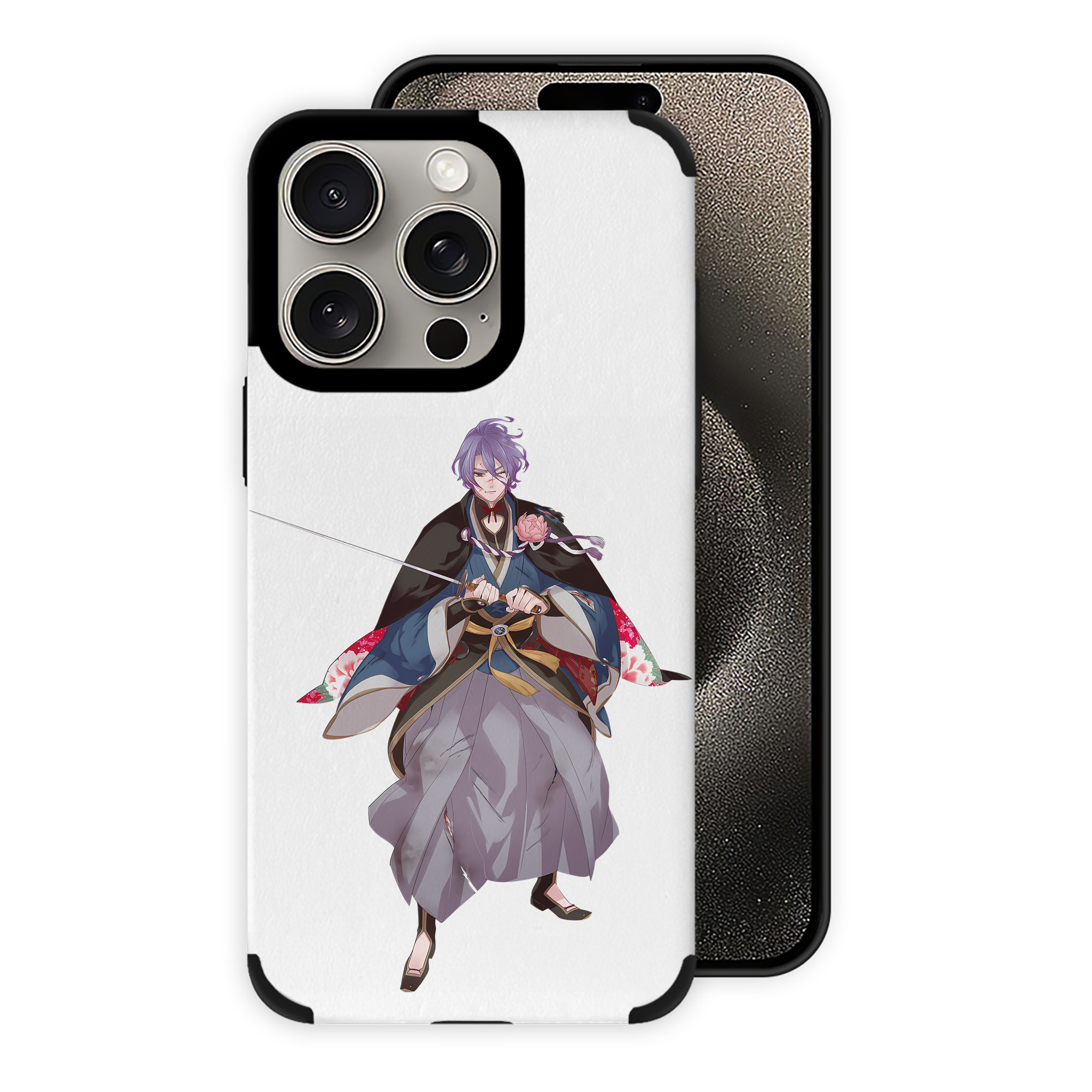 （画像用） 刀剣乱舞 Touken Ranbu 【iPhone15ProMax対応】 PUレザー スマホケース 耐衝撃＆黄変防止