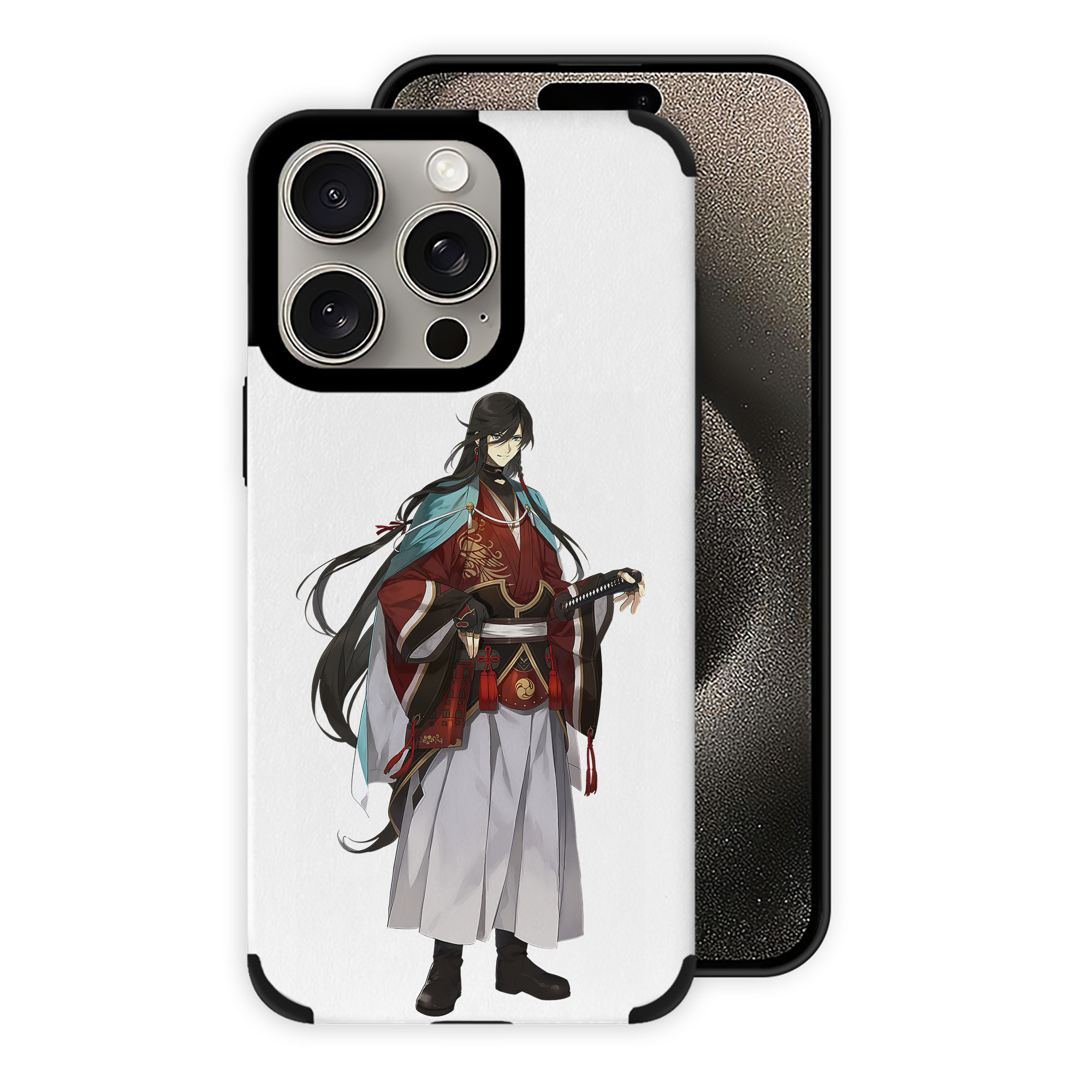 （画像用） 刀剣乱舞 Touken Ranbu 【iPhone15ProMax対応】 PUレザー スマホケース 耐衝撃＆黄変防止