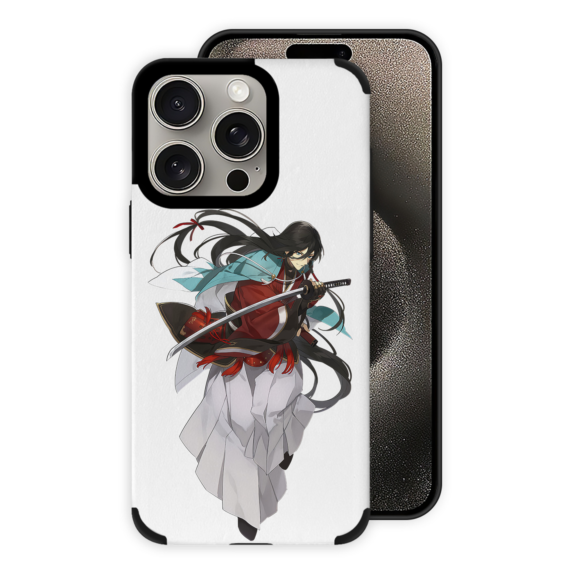 （画像用） 刀剣乱舞 Touken Ranbu 【iPhone15ProMax対応】 PUレザー スマホケース 耐衝撃＆黄変防止