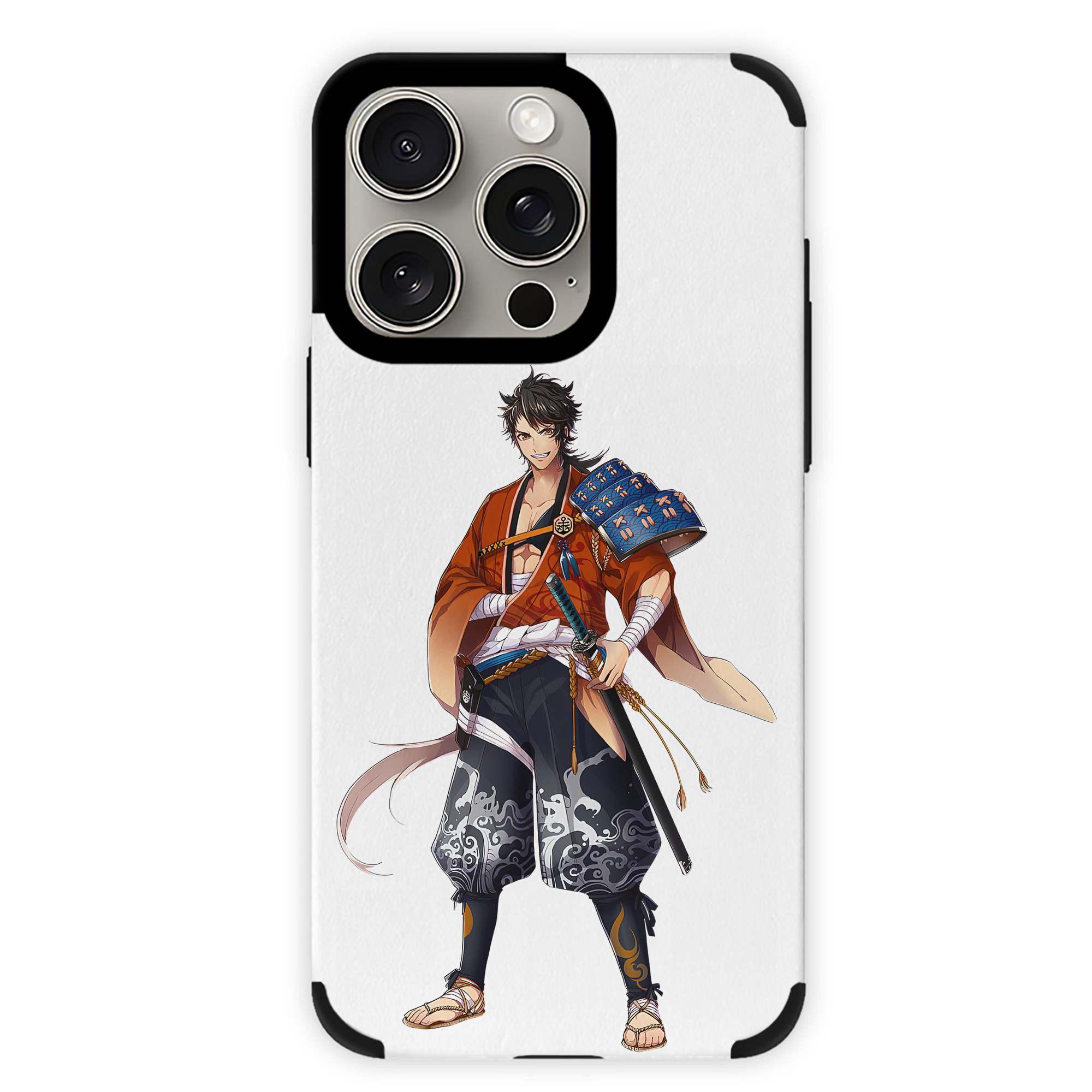 （画像用） 刀剣乱舞 Touken Ranbu 【iPhone15ProMax対応】 PUレザー スマホケース 耐衝撃＆黄変防止