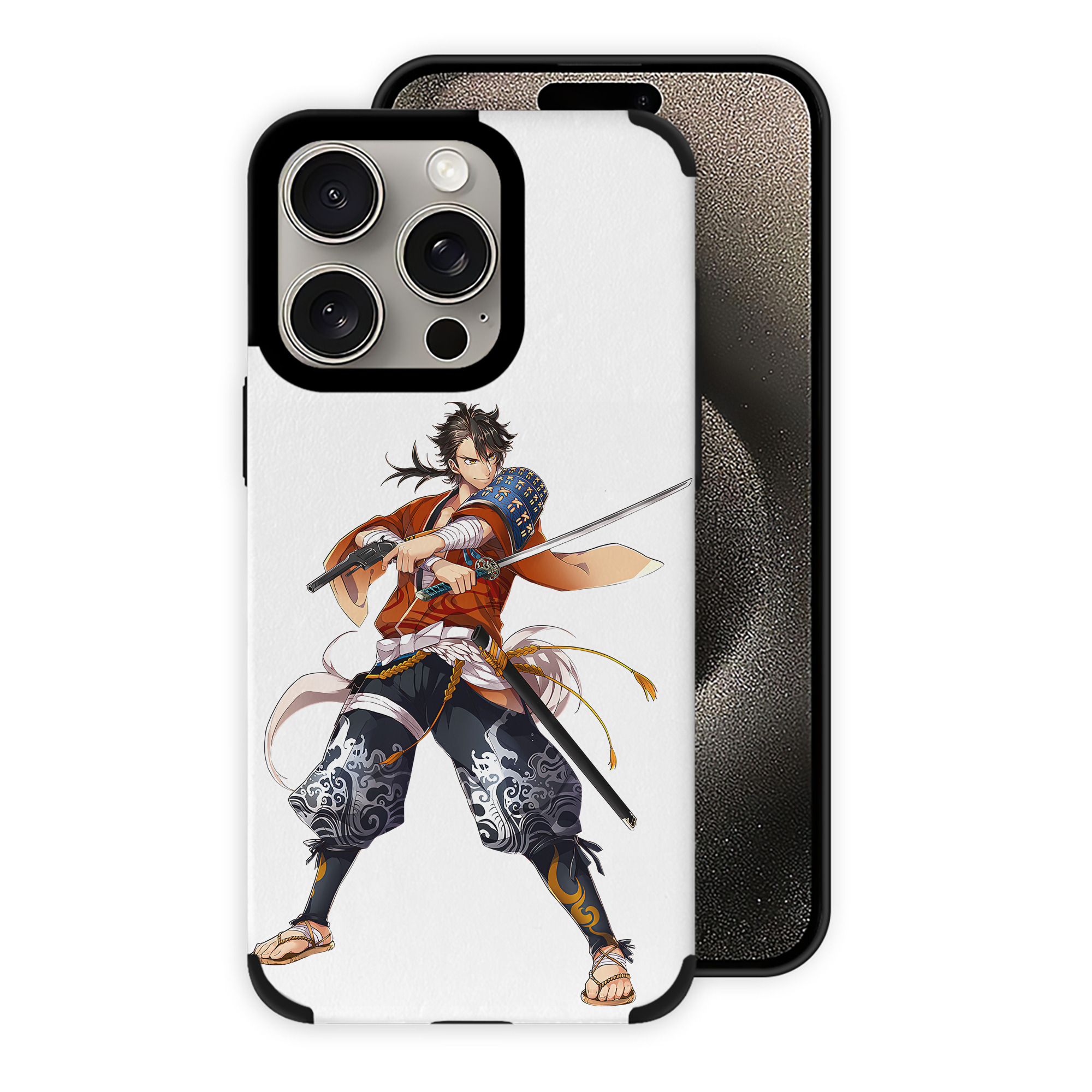 （画像用） 刀剣乱舞 Touken Ranbu 【iPhone15ProMax対応】 PUレザー スマホケース 耐衝撃＆黄変防止
