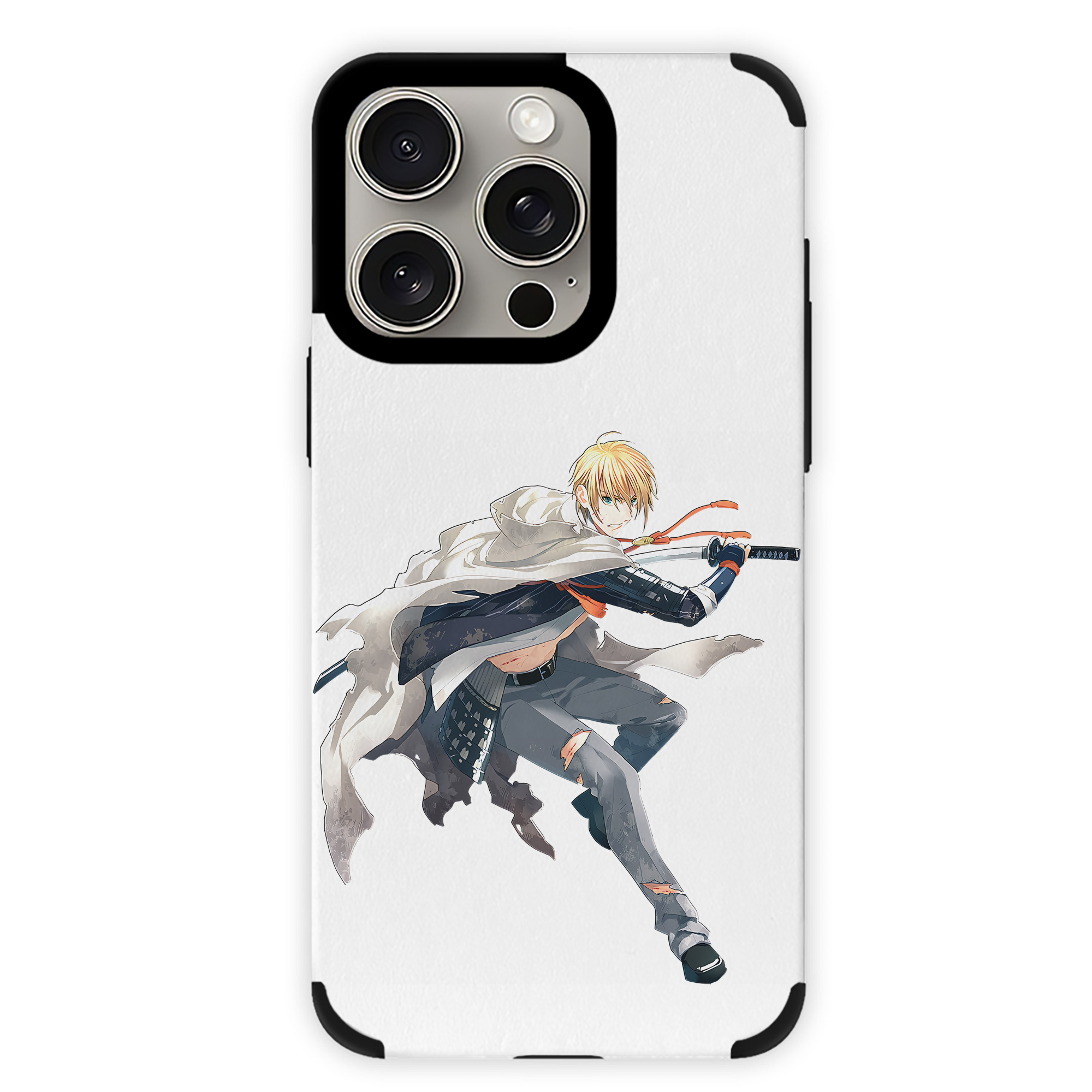 （画像用） 刀剣乱舞 Touken Ranbu 【iPhone15ProMax対応】 PUレザー スマホケース 耐衝撃＆黄変防止