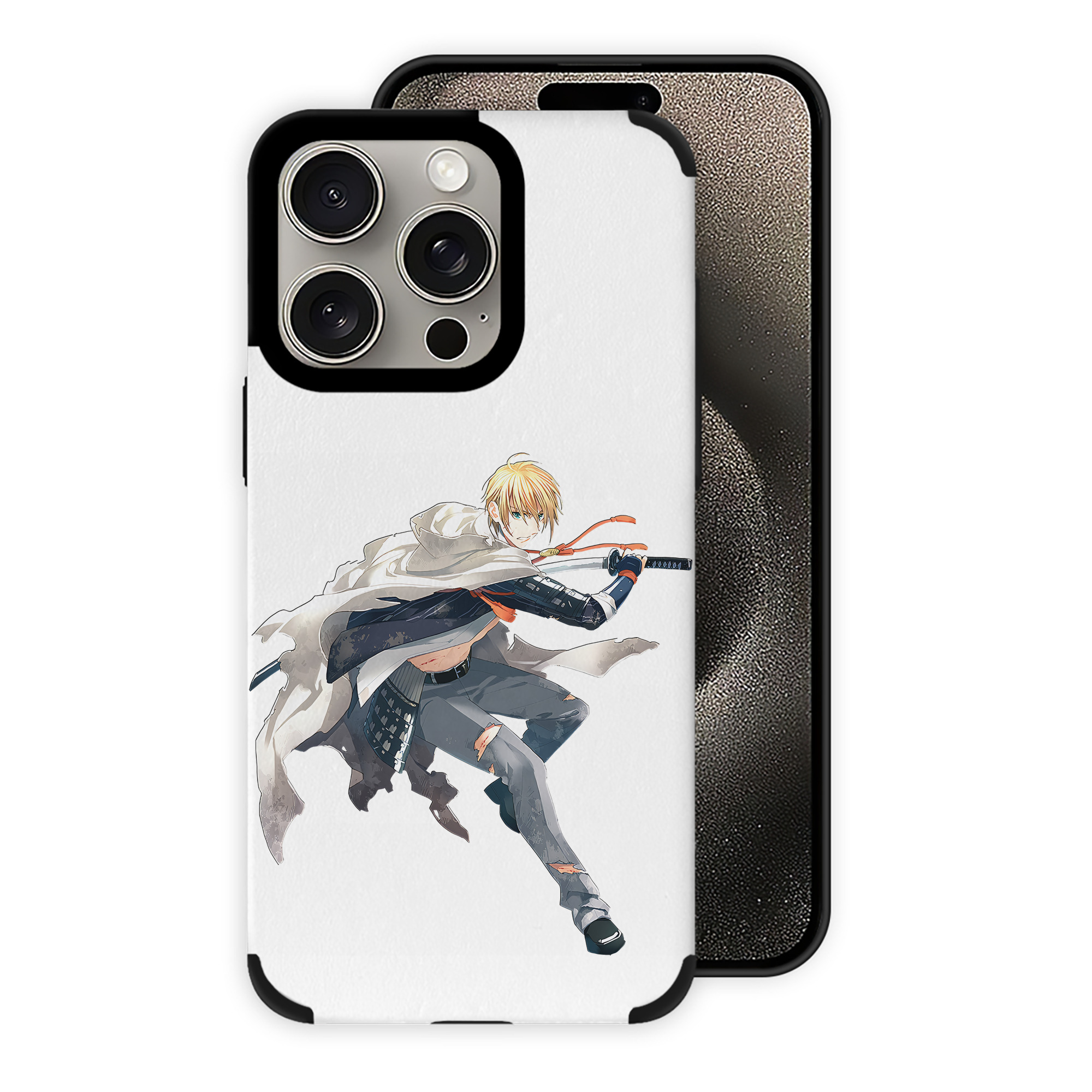 （画像用） 刀剣乱舞 Touken Ranbu 【iPhone15ProMax対応】 PUレザー スマホケース 耐衝撃＆黄変防止