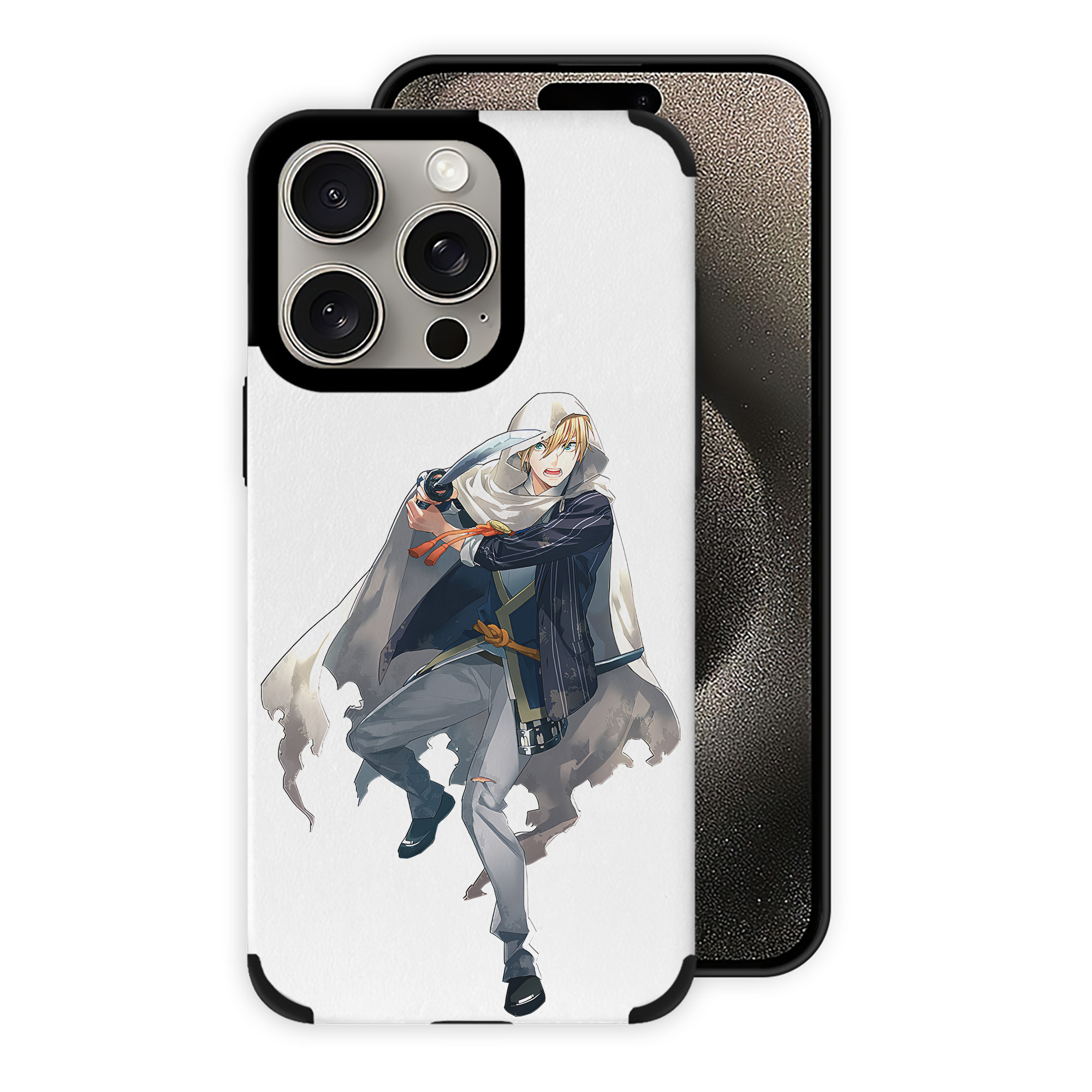 （画像用） 刀剣乱舞 Touken Ranbu 【iPhone15ProMax対応】 PUレザー スマホケース 耐衝撃＆黄変防止